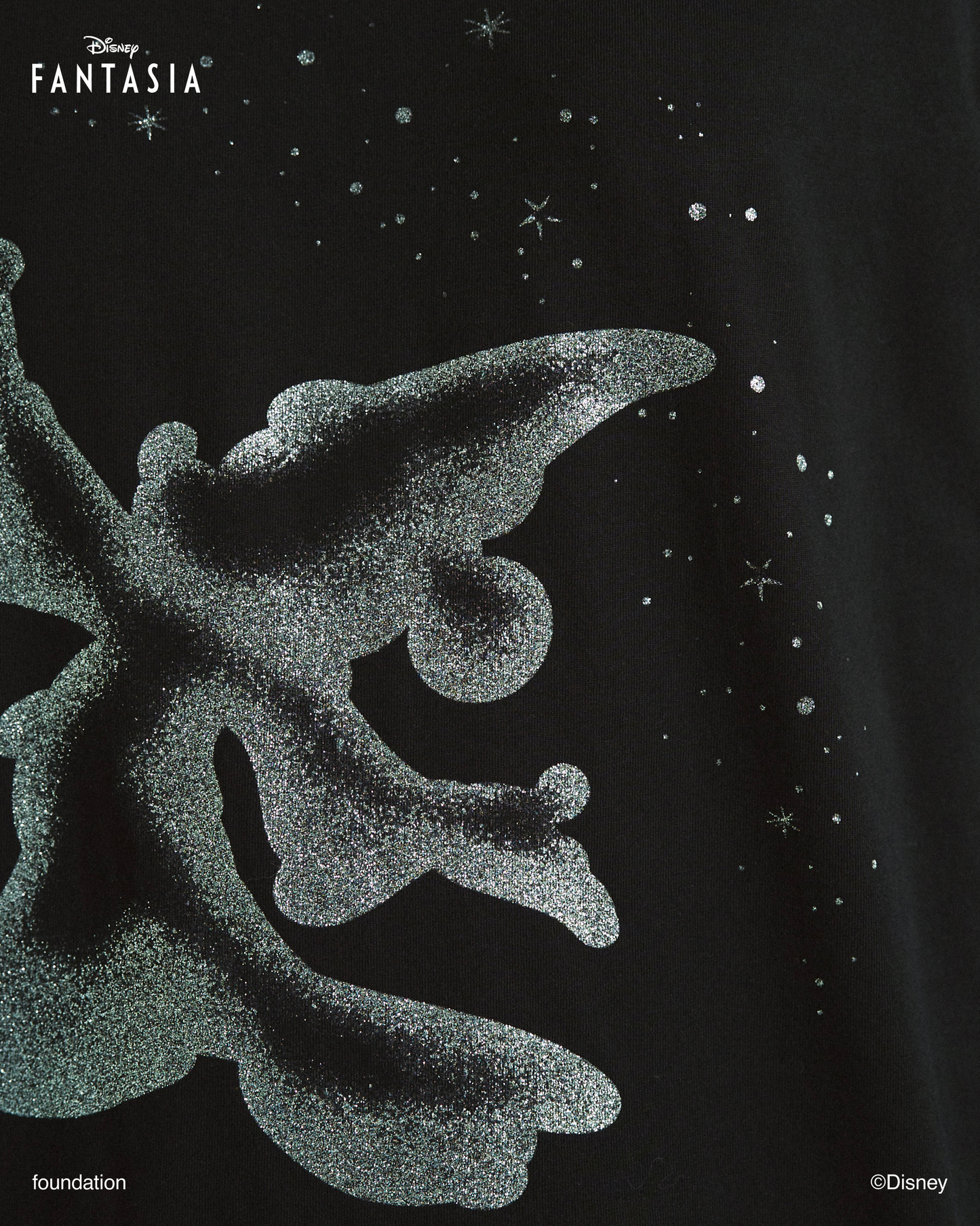 DISNEY / FANTASIA / GLITTER GRAPHIC TEE