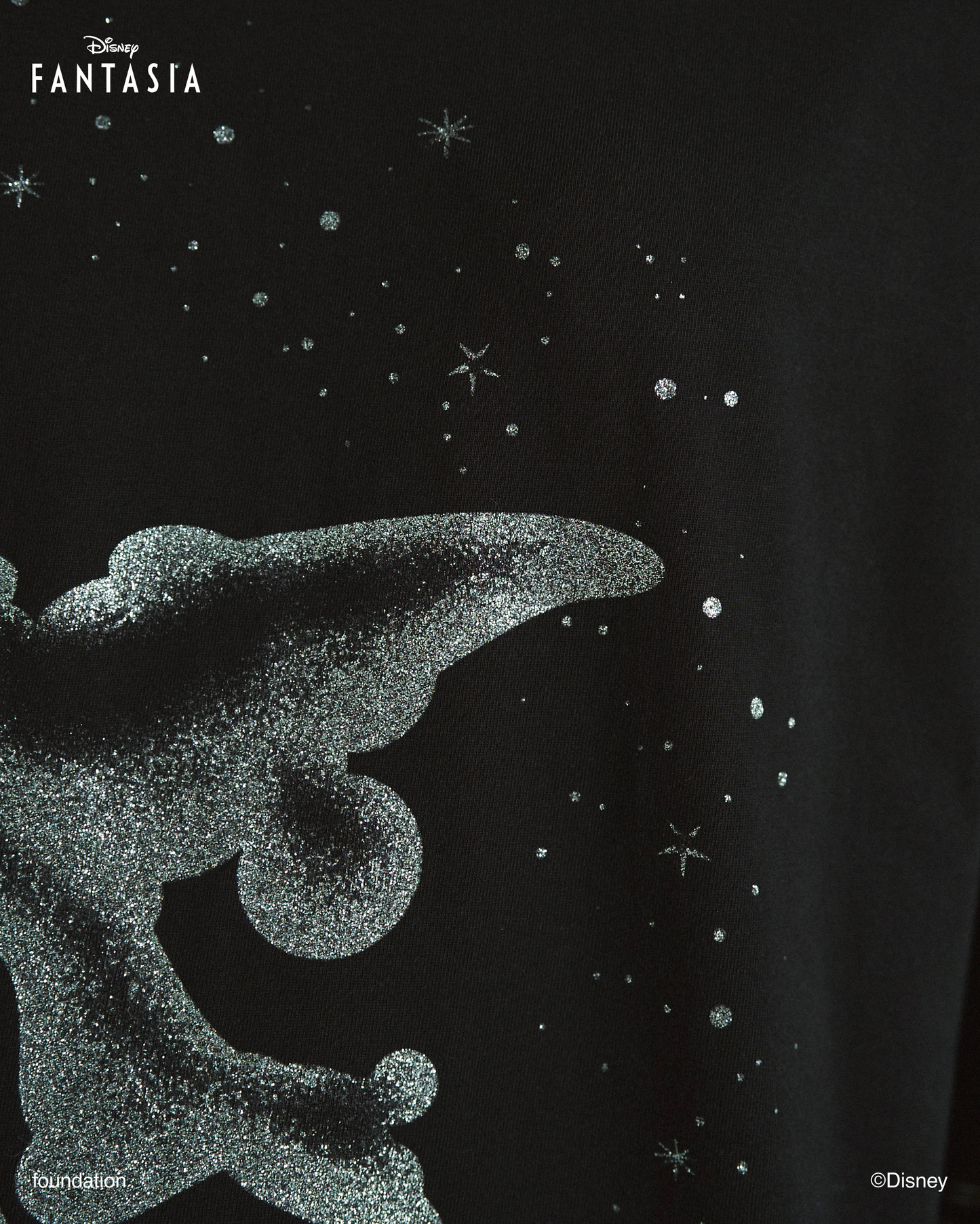 DISNEY / FANTASIA / GLITTER GRAPHIC TEE