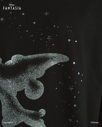 DISNEY / FANTASIA / GLITTER GRAPHIC TEE