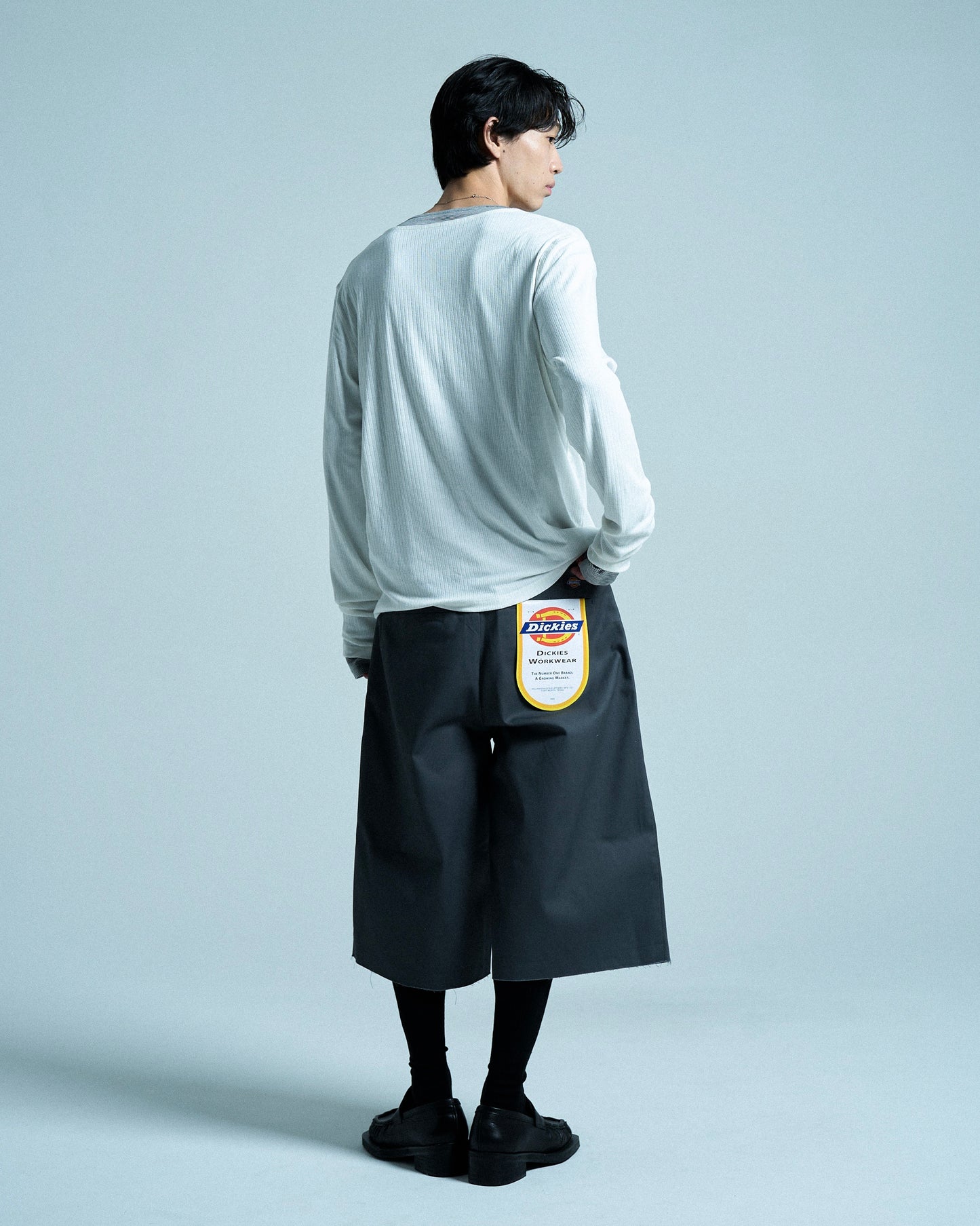 RIB HENLEY NECK L/S TEE
