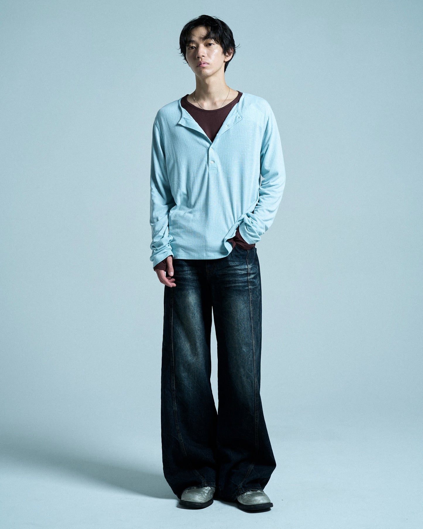 SHEER LONG SLEEVE TOPS