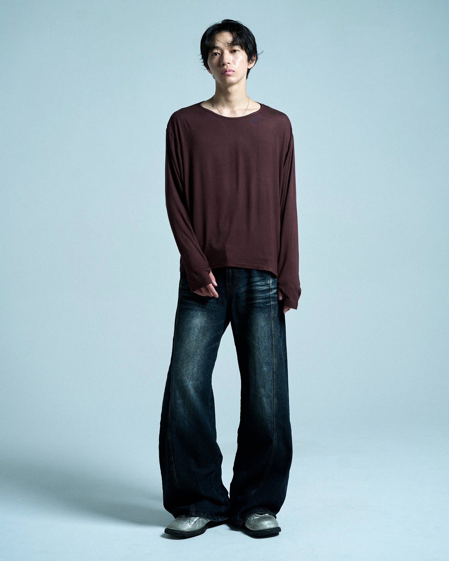 SHEER LONG SLEEVE TOPS