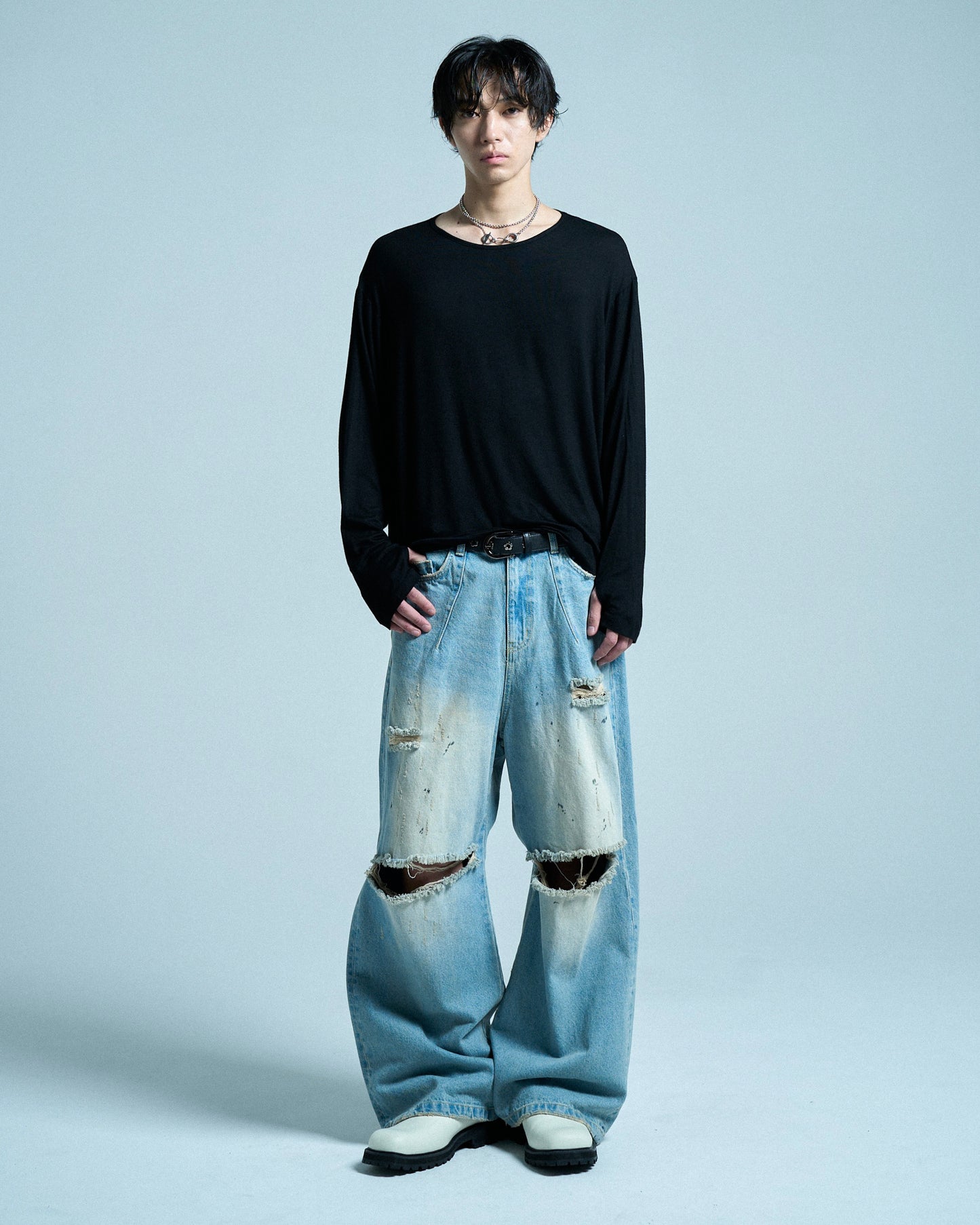 SHEER LONG SLEEVE TOPS