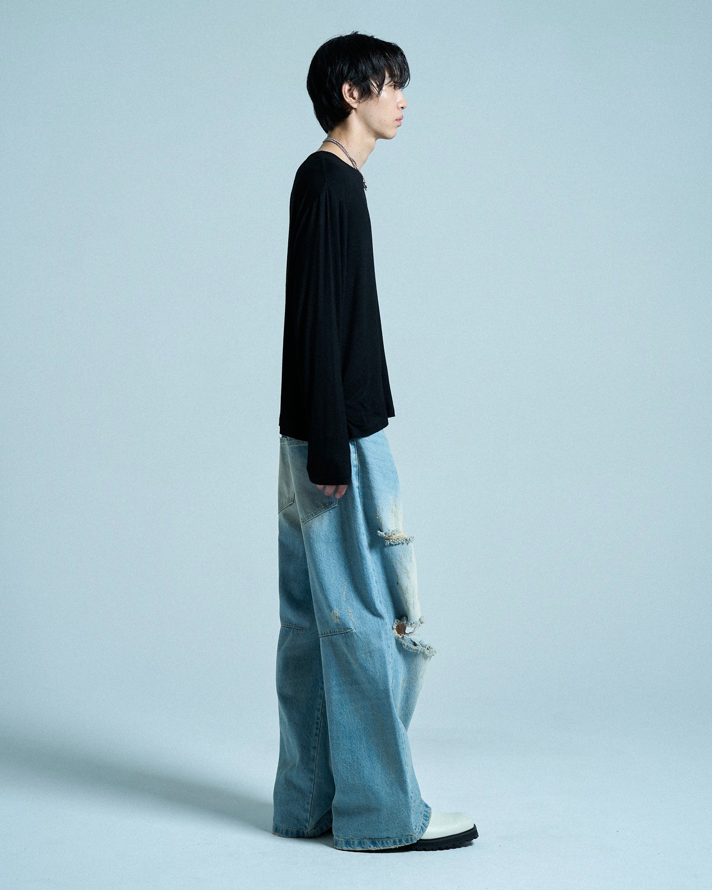 SHEER LONG SLEEVE TOPS