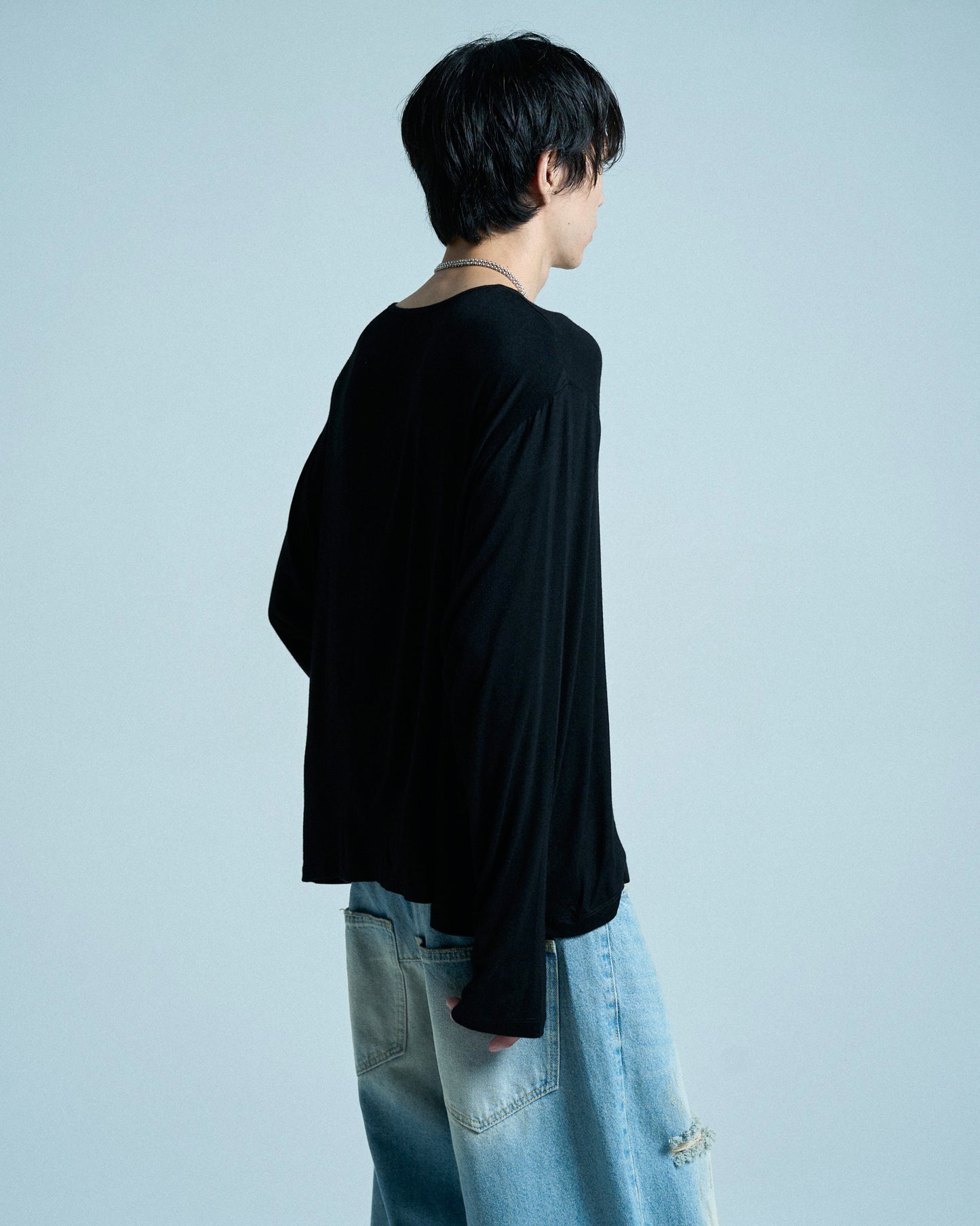 SHEER LONG SLEEVE TOPS