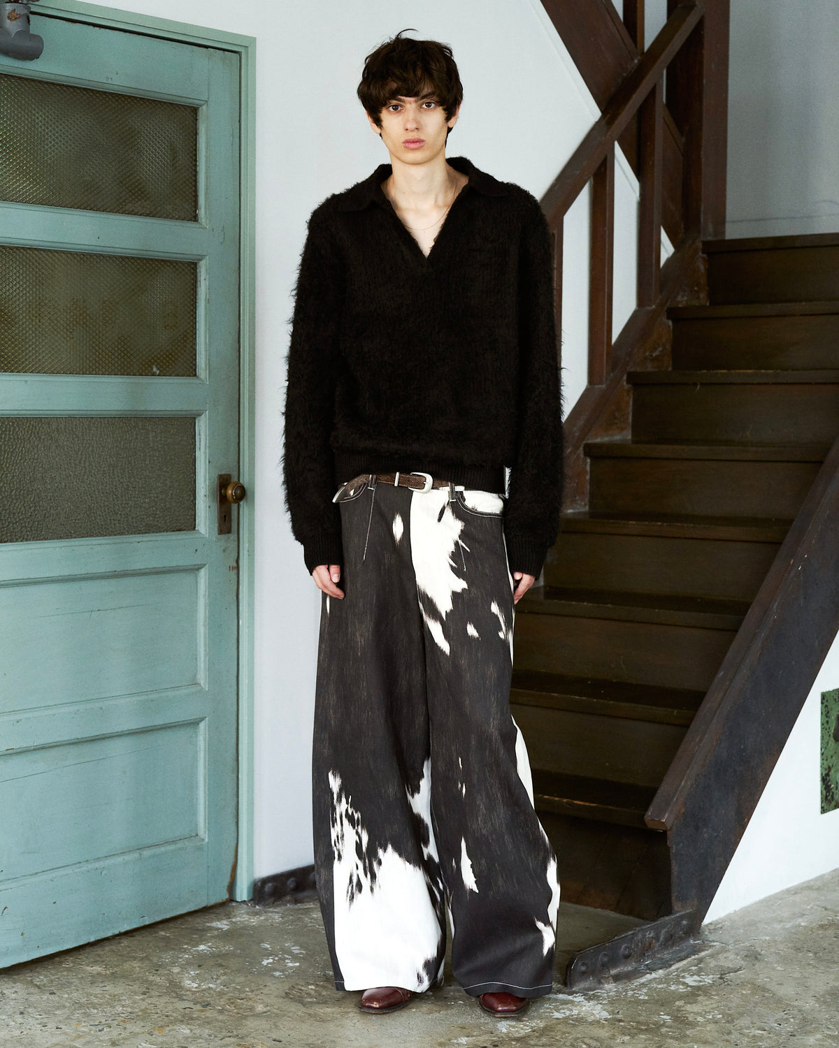 HARAKO PATTERN PRINT DENIM