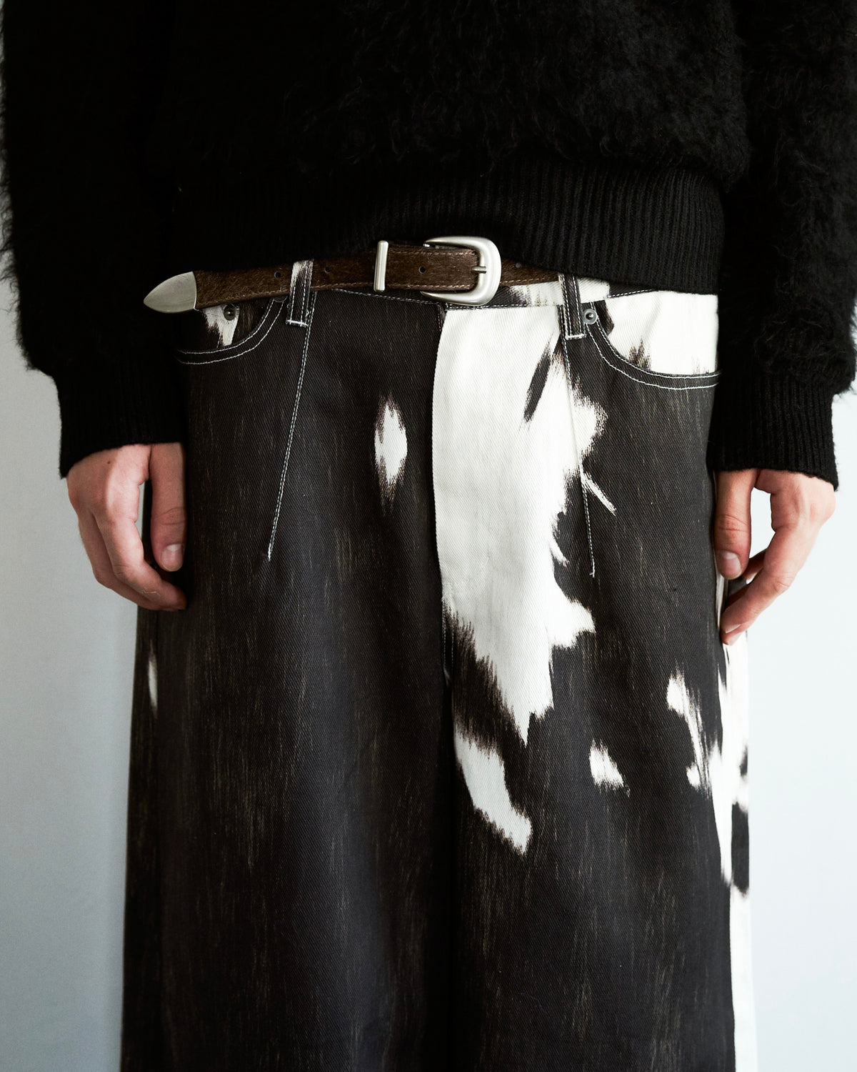 HARAKO PATTERN PRINT DENIM