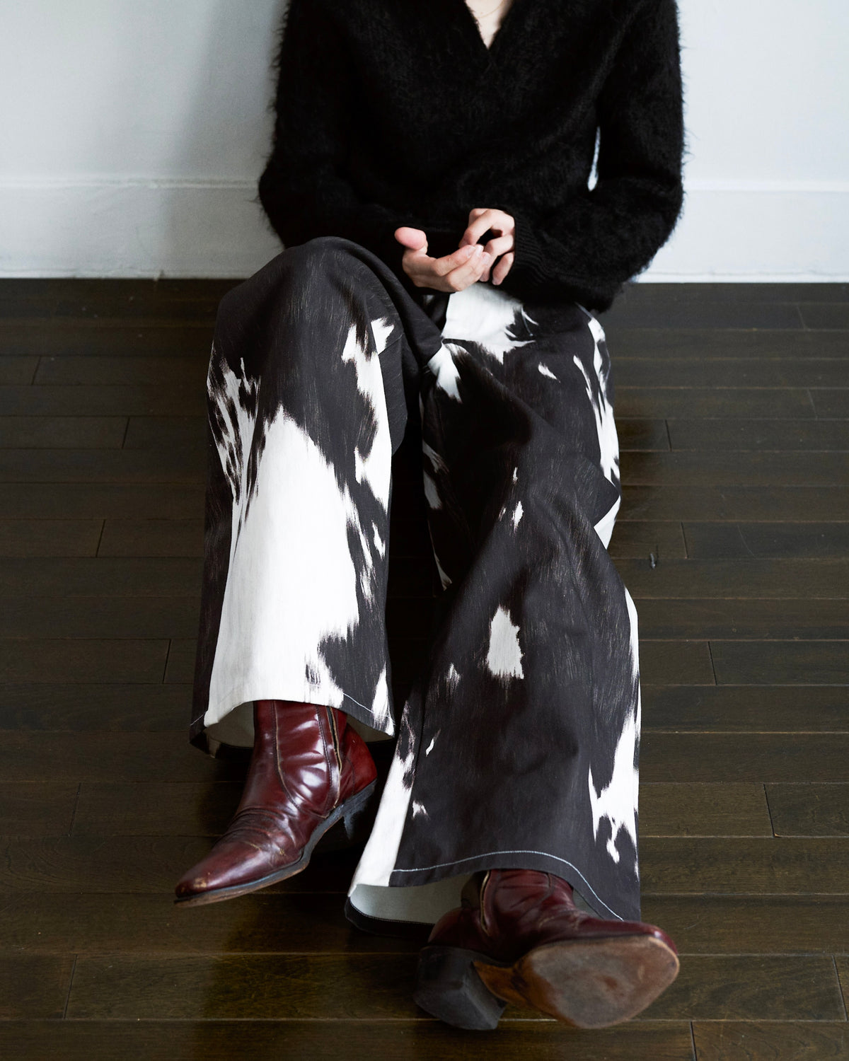 HARAKO PATTERN PRINT DENIM
