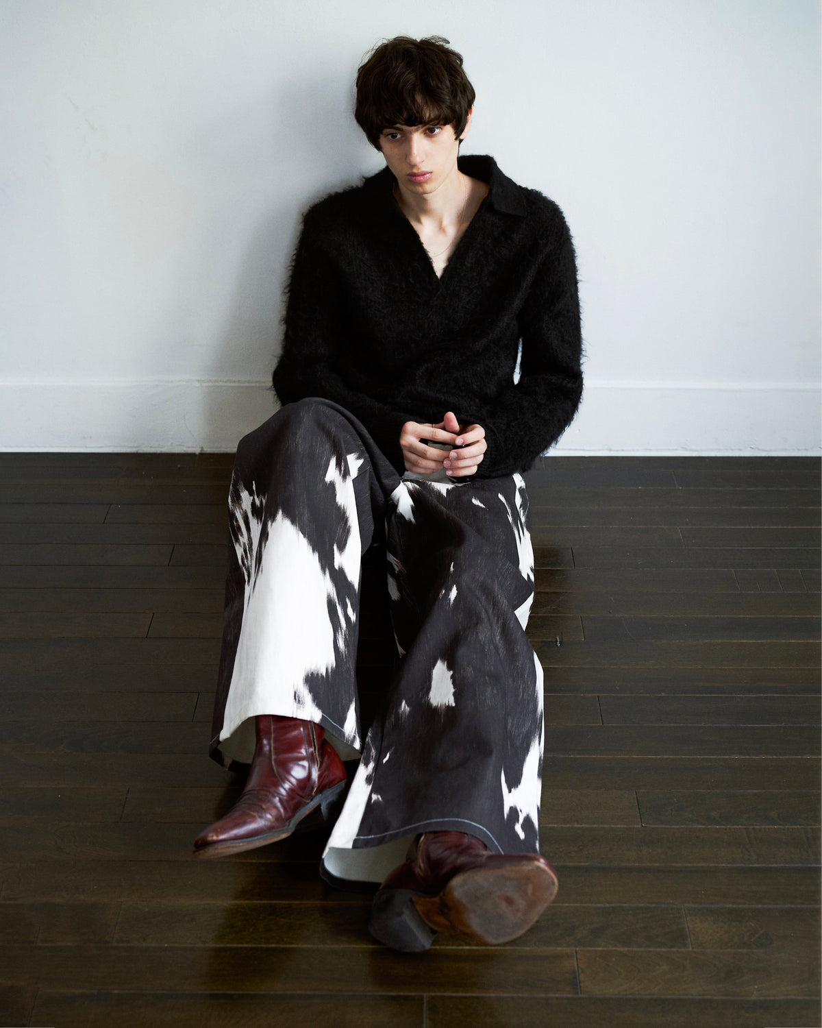 HARAKO PATTERN PRINT DENIM