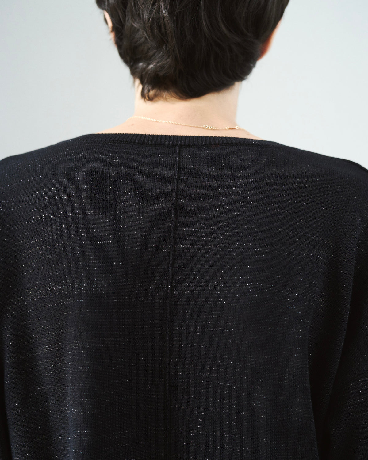 DOUBLE LAYERED V-NECK SWEATER