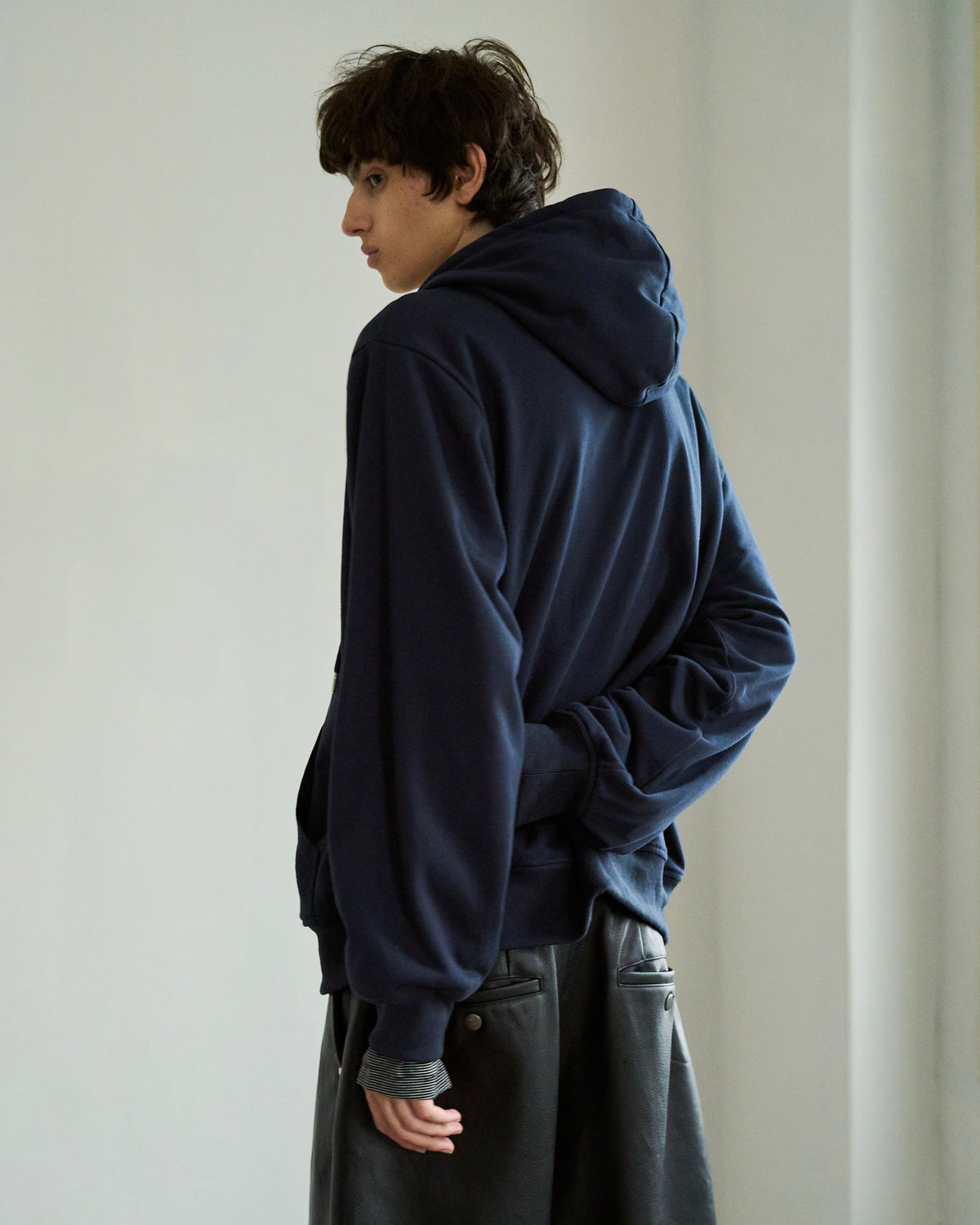 REVERSIBLE FLOWER THERMAL HOODIE
