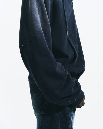 FADED PAINT DOUBLE ZIP HOODIE