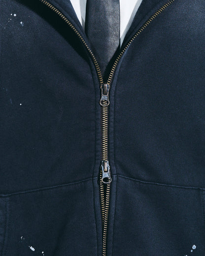 FADED PAINT DOUBLE ZIP HOODIE