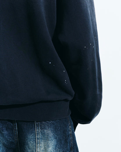 FADED PAINT DOUBLE ZIP HOODIE