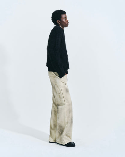 FADED DOUBLE KNEE PAINTER PANTS