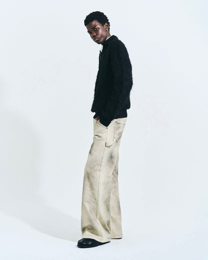 FADED DOUBLE KNEE PAINTER PANTS