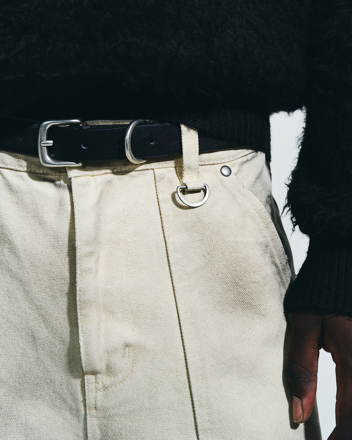 FADED DOUBLE KNEE PAINTER PANTS