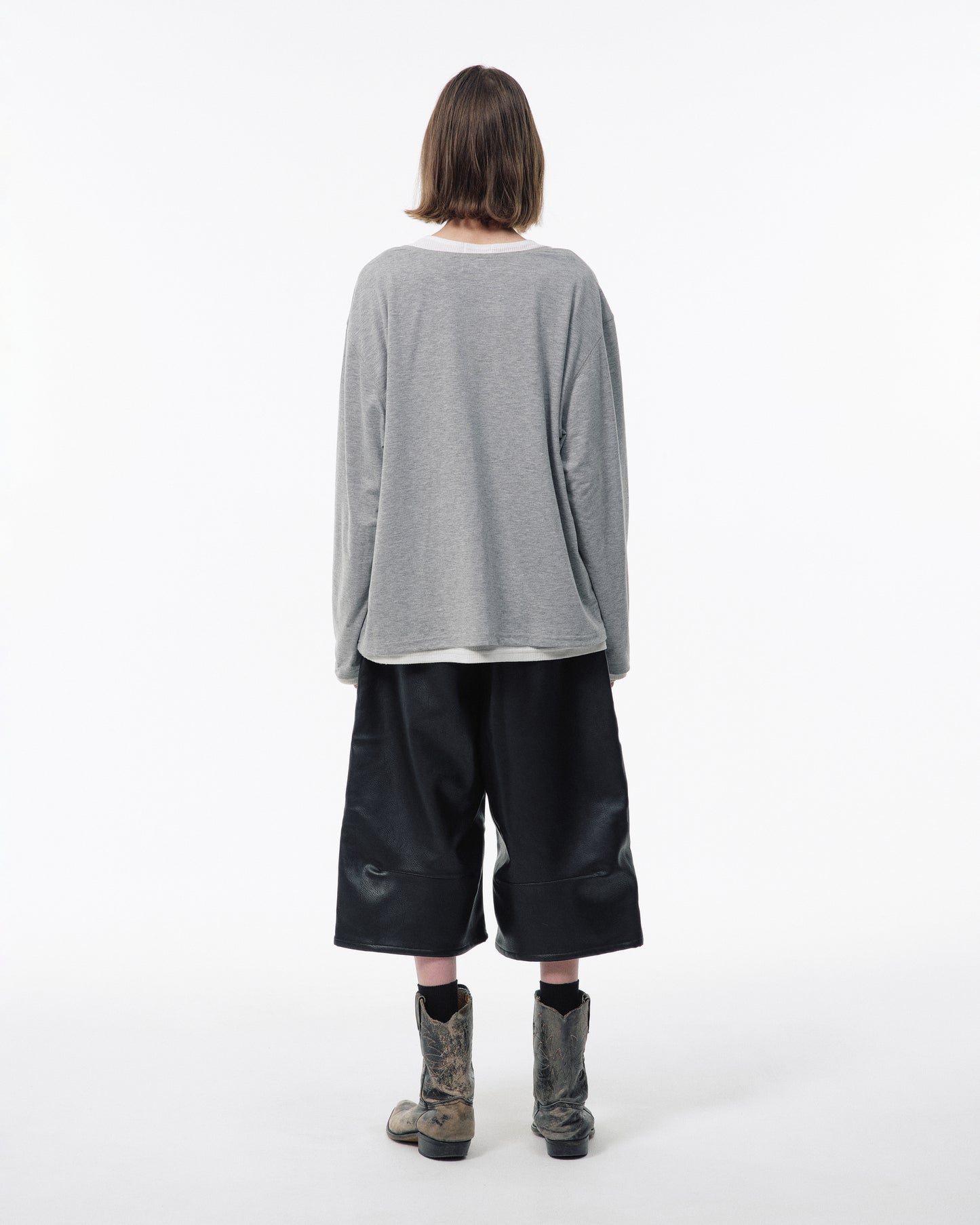 2PIECE PACK HENELY-NECK L/S TEE