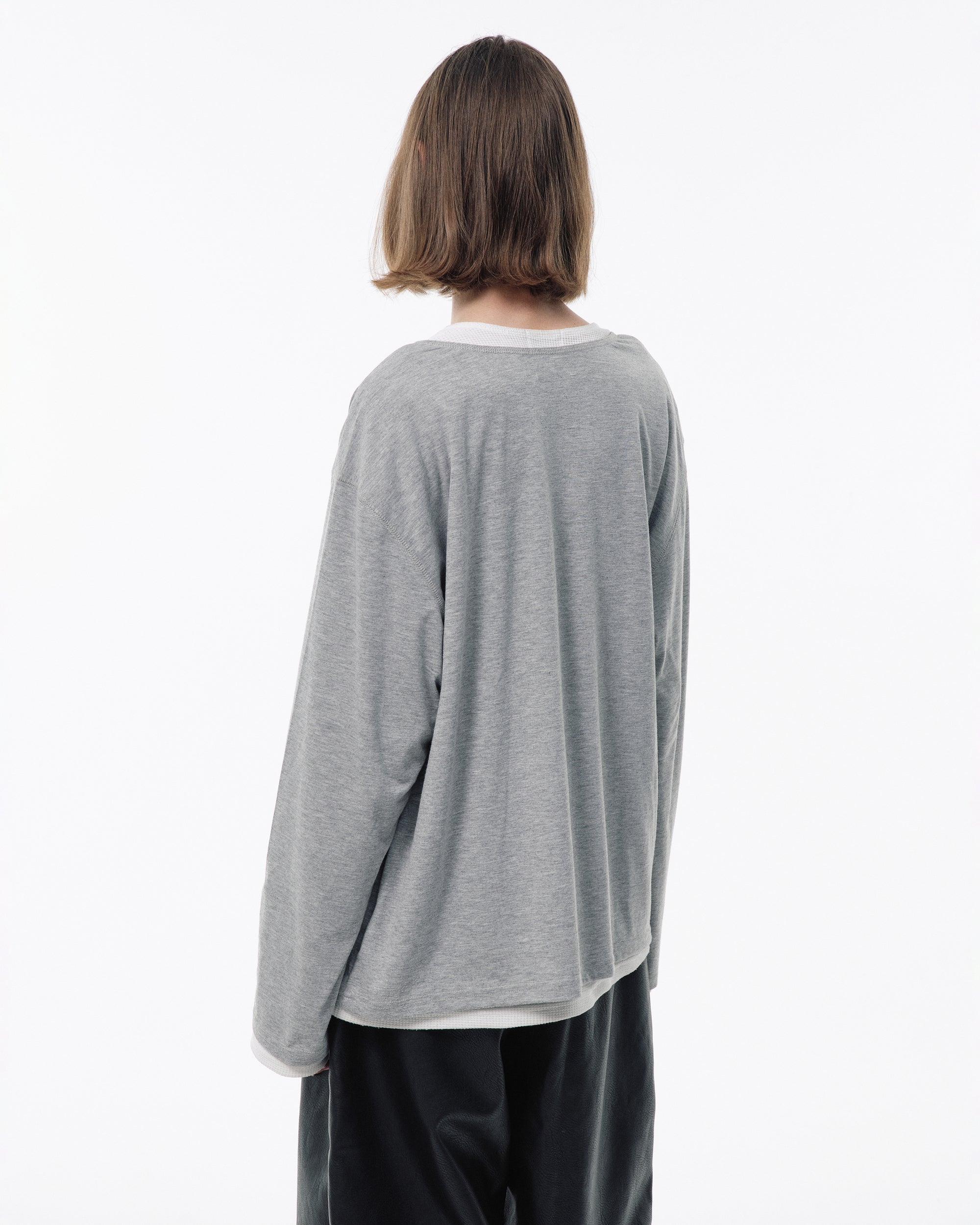 2PIECE PACK HENELY-NECK L/S TEE – CAMPHOR WOOD - OFFICIAL ONLINE