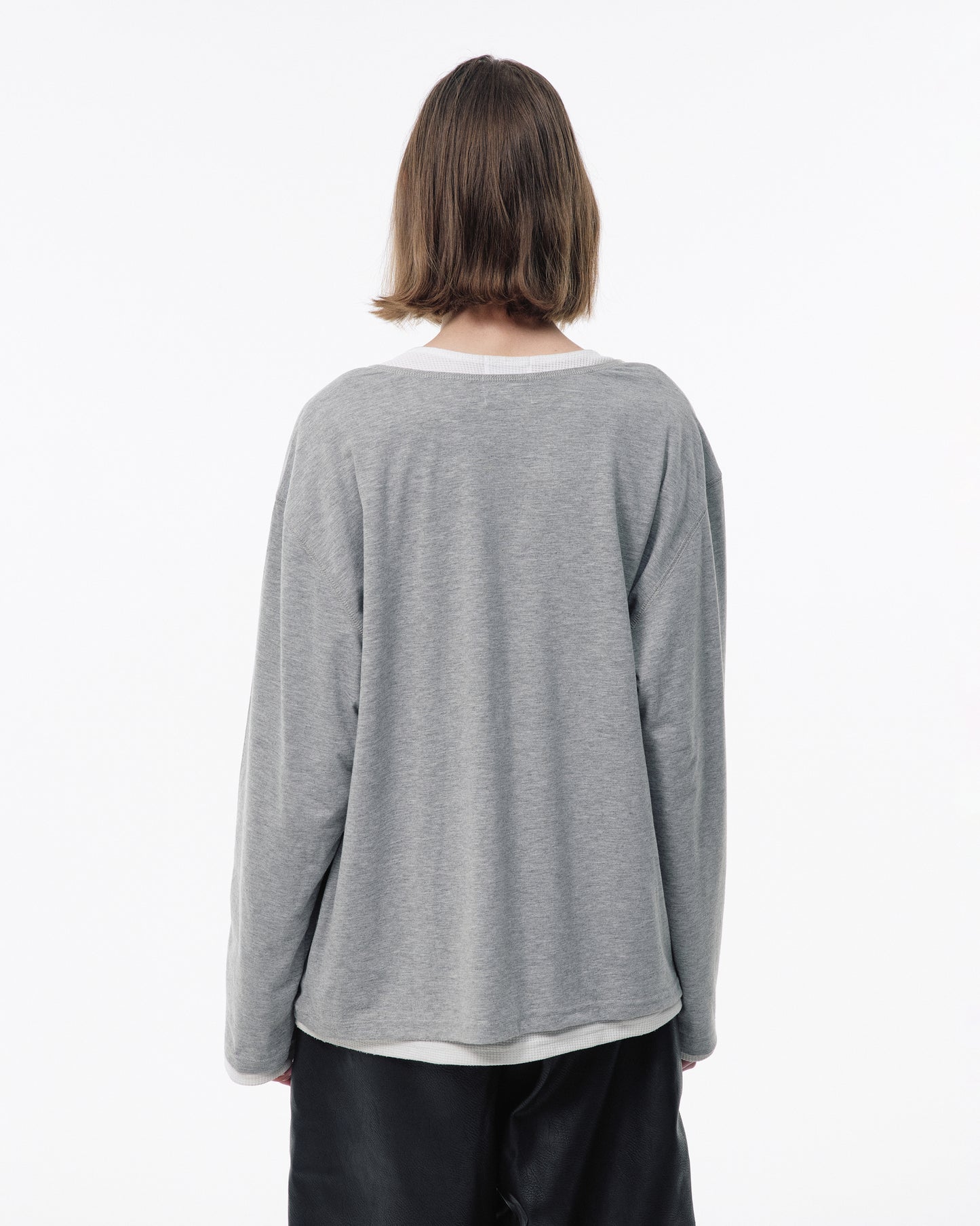 2PIECE PACK HENELY-NECK L/S TEE