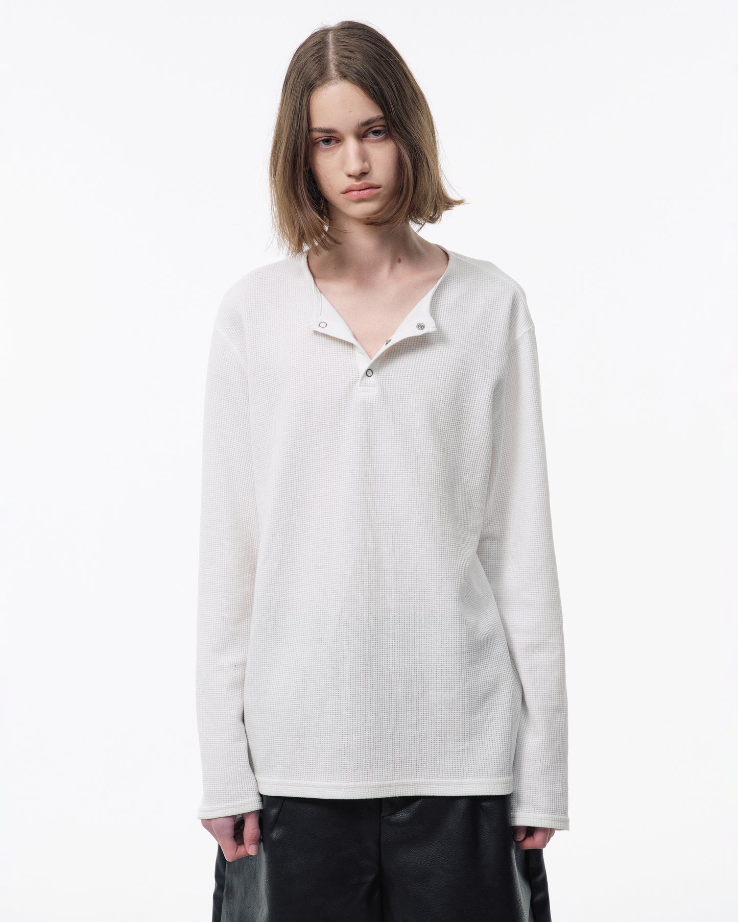 2PIECE PACK HENELY-NECK L/S TEE