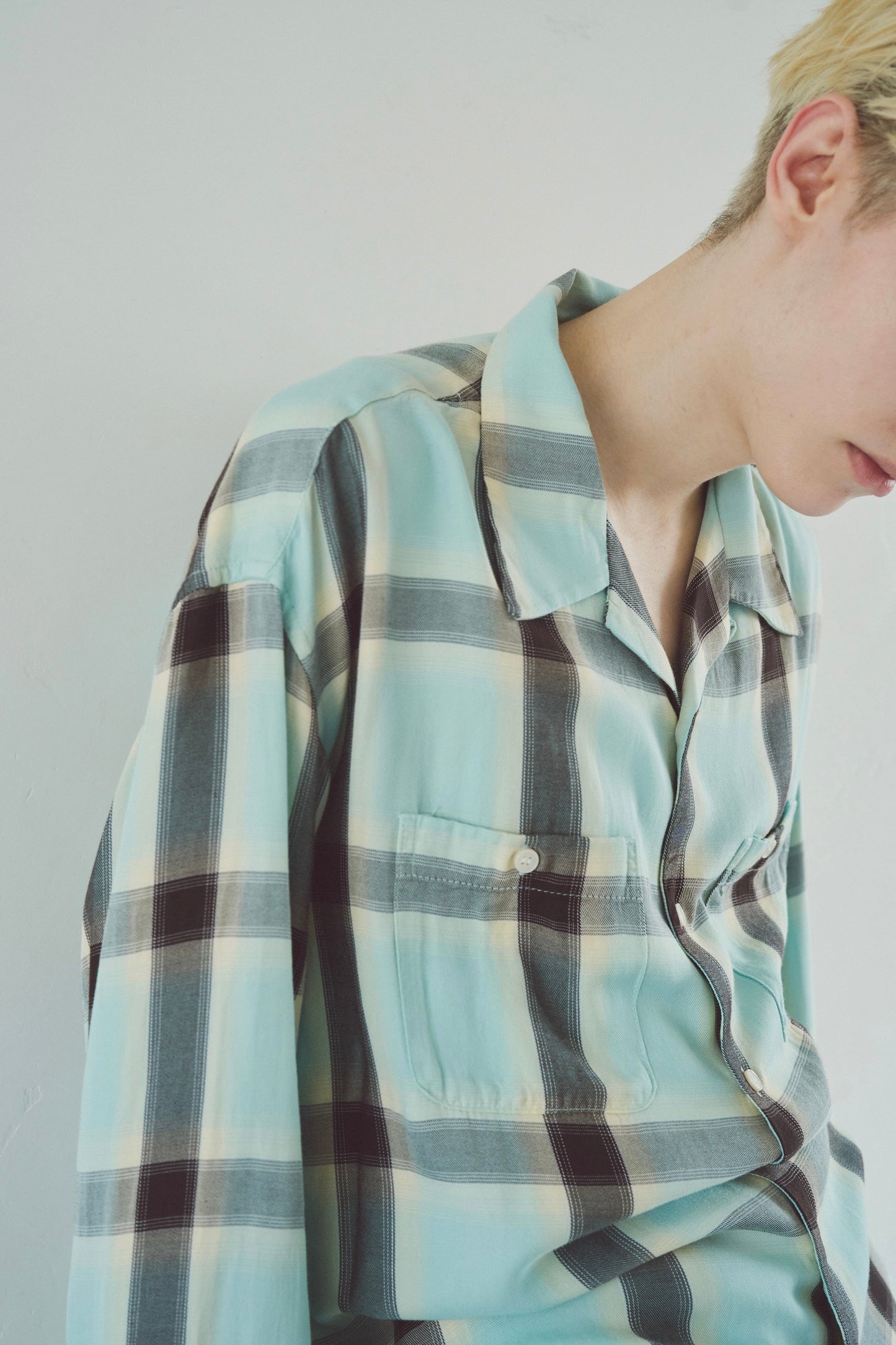 Rayon ombre original check shirts