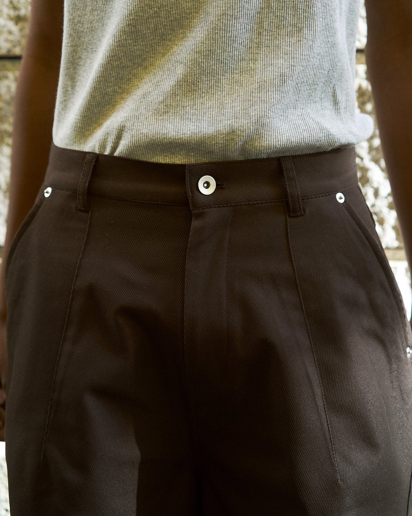 super baggy polyester slacks