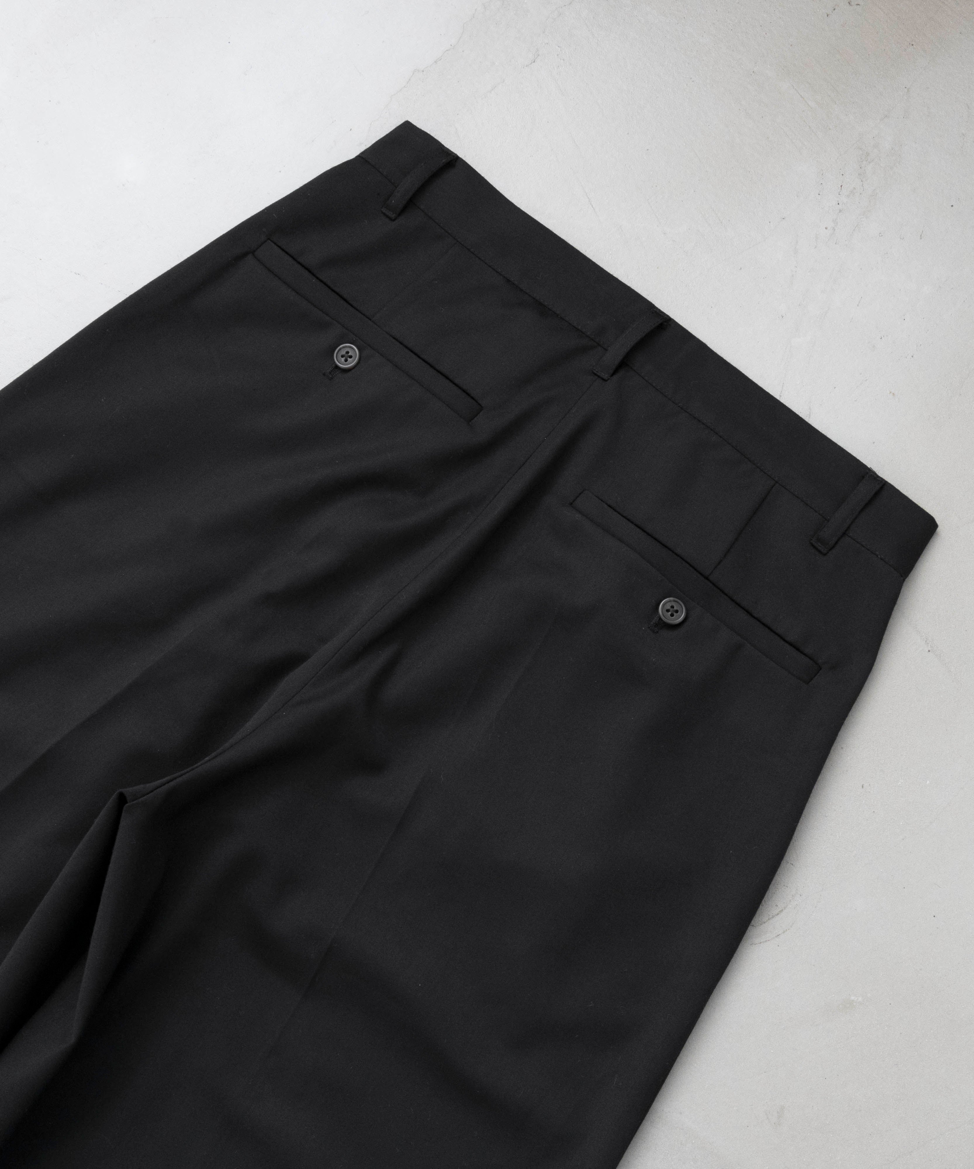 2tuck wide baggy flare slacks – CAMPHOR WOOD - OFFICIAL
