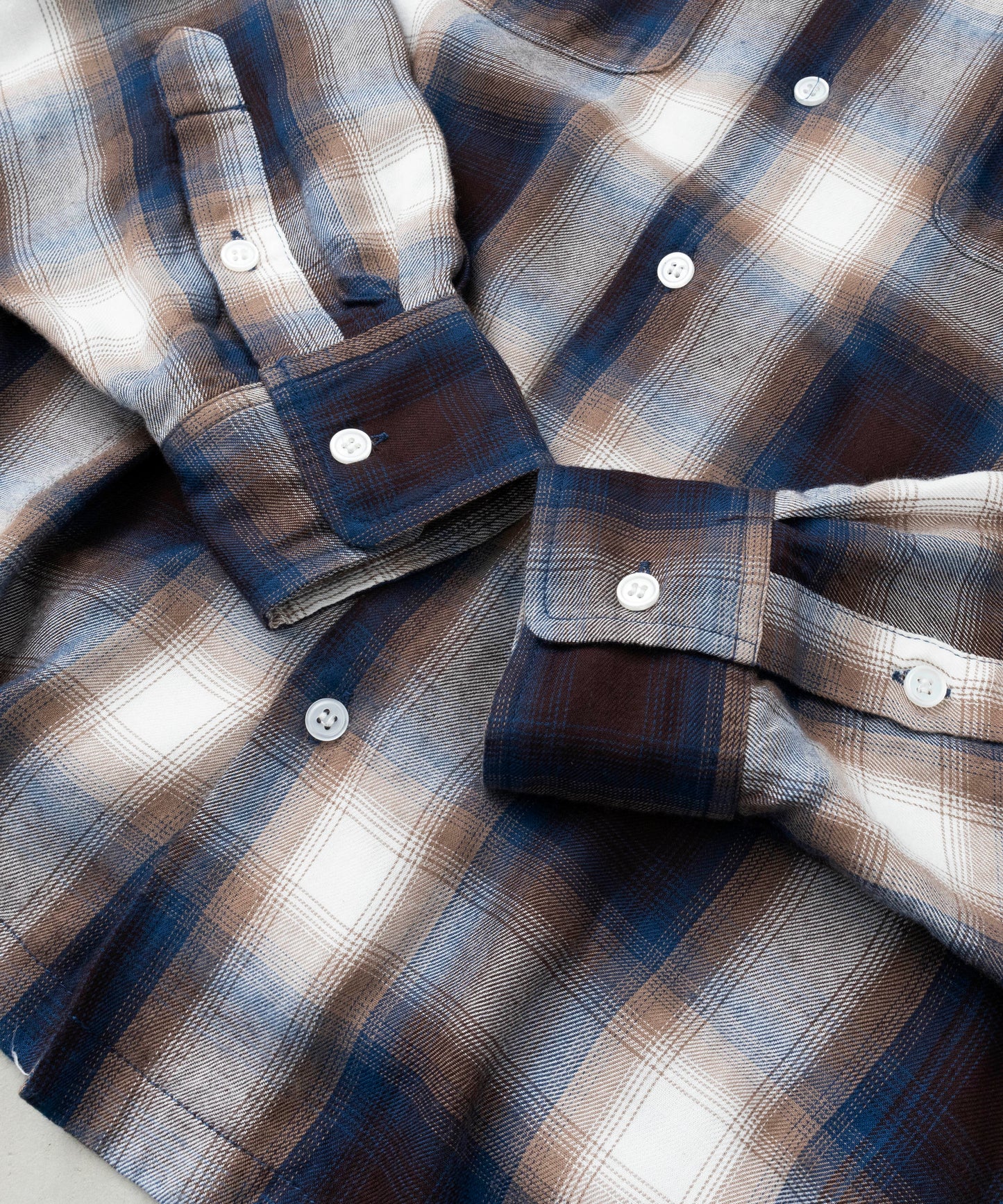 Rayon ombre check shirts