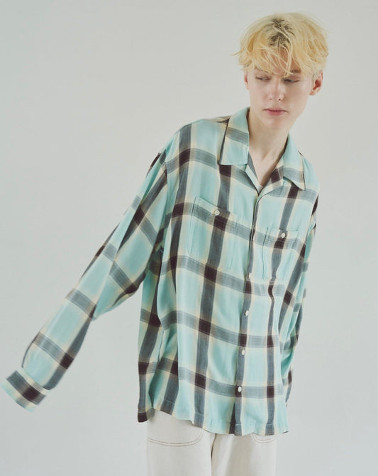 Rayon ombre original check shirts