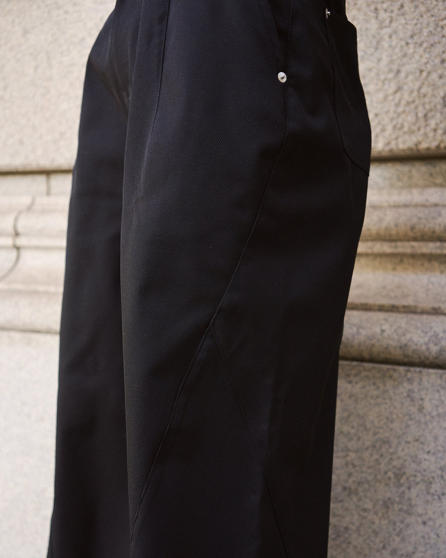 super baggy polyester slacks