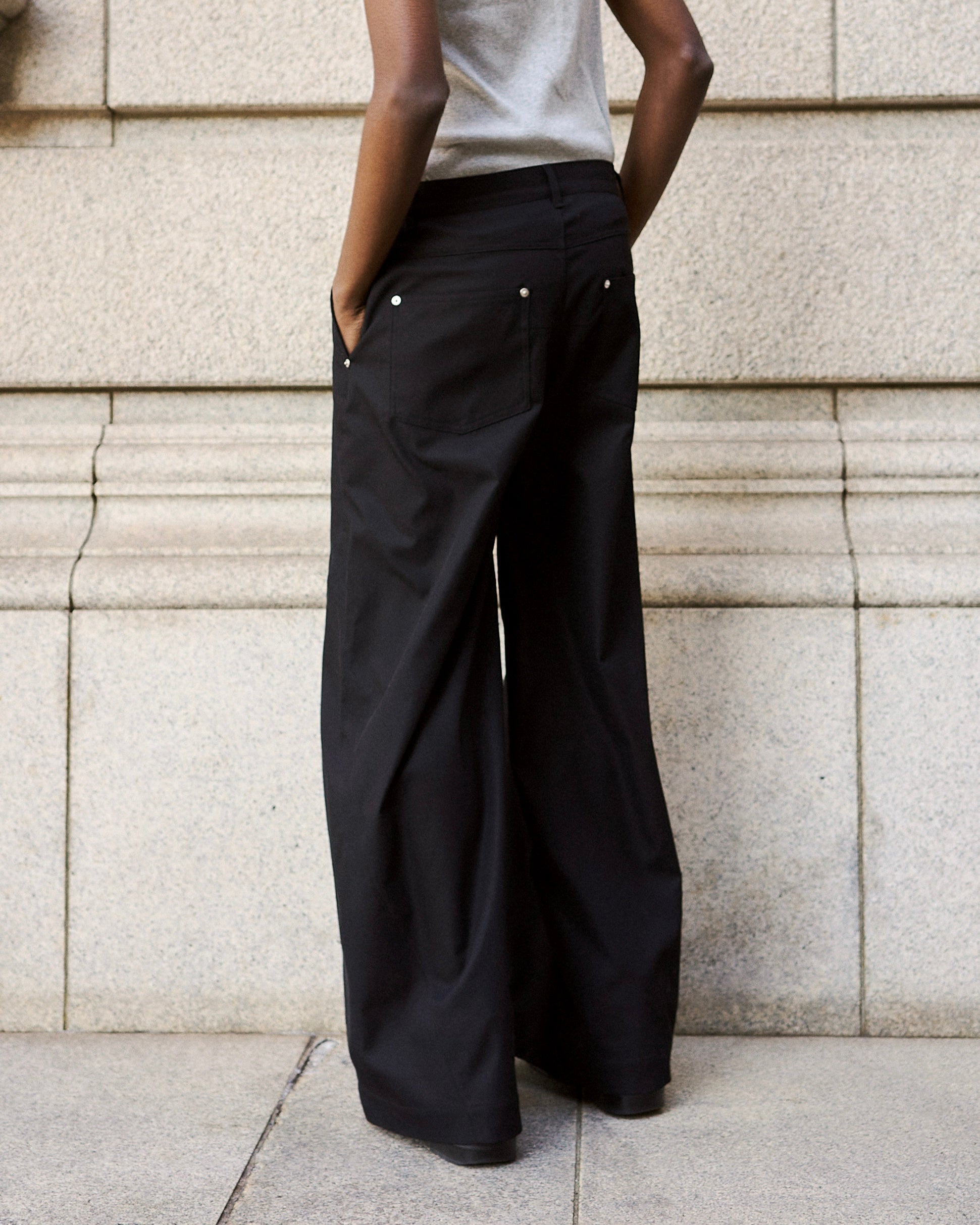 super wide baggy polyester slacks Lサイズ super wide baggy polyester slacks – CAMPHOR WOOD - OFFICIAL
