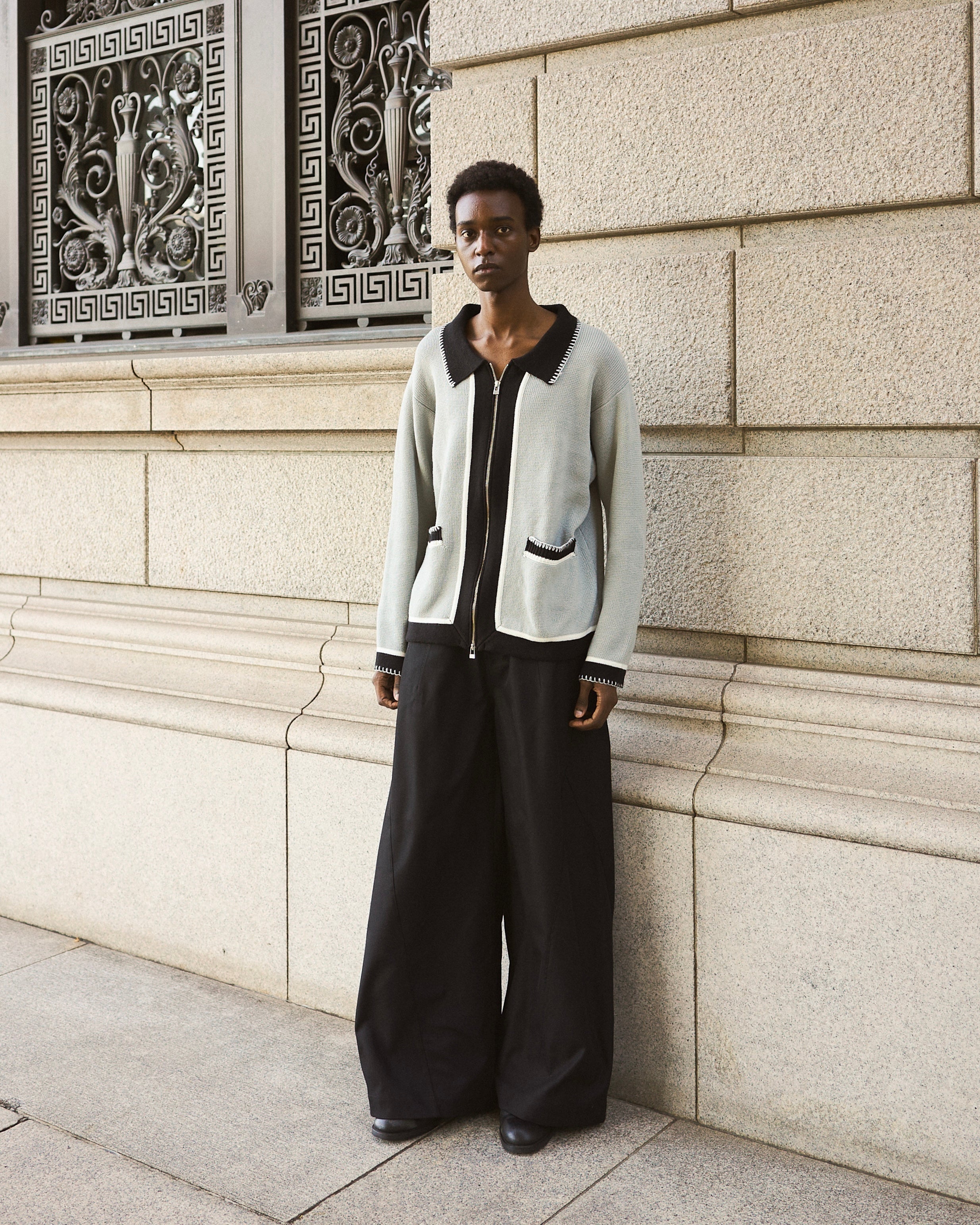 super wide baggy polyester slacks Lサイズ super wide baggy polyester slacks – CAMPHOR WOOD - OFFICIAL