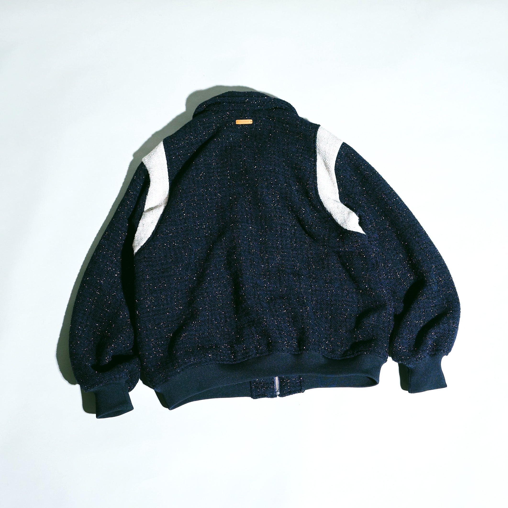 【最終値下げ】 camphor wood 花刺繍ラメツイードスタジアムジャケット flower embroidery lame tweed varsity jacket – CAMPHOR WOOD