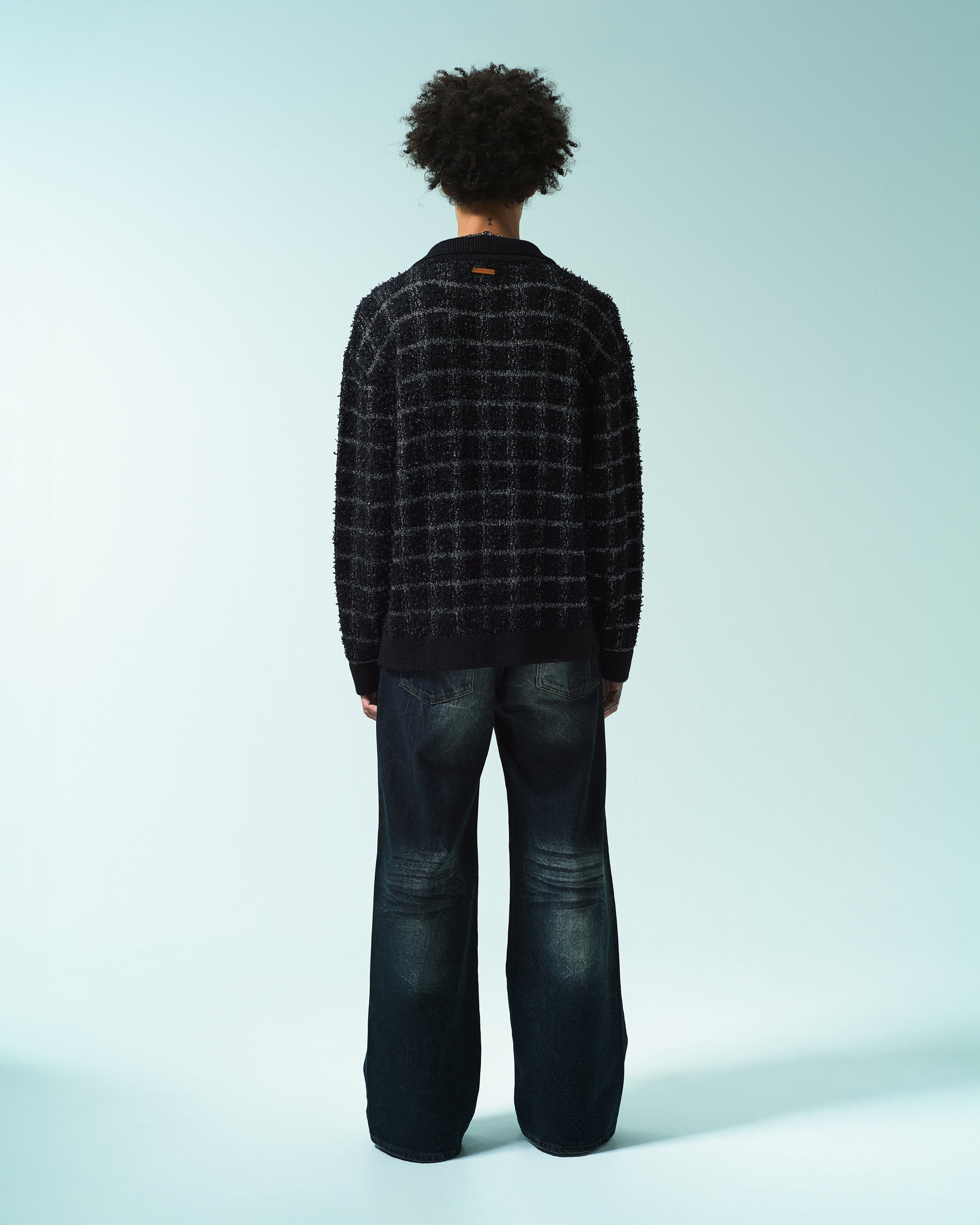 RAME TWEED KNIT L/S SHIRT – CAMPHOR WOOD - OFFICIAL ONLINE STORE