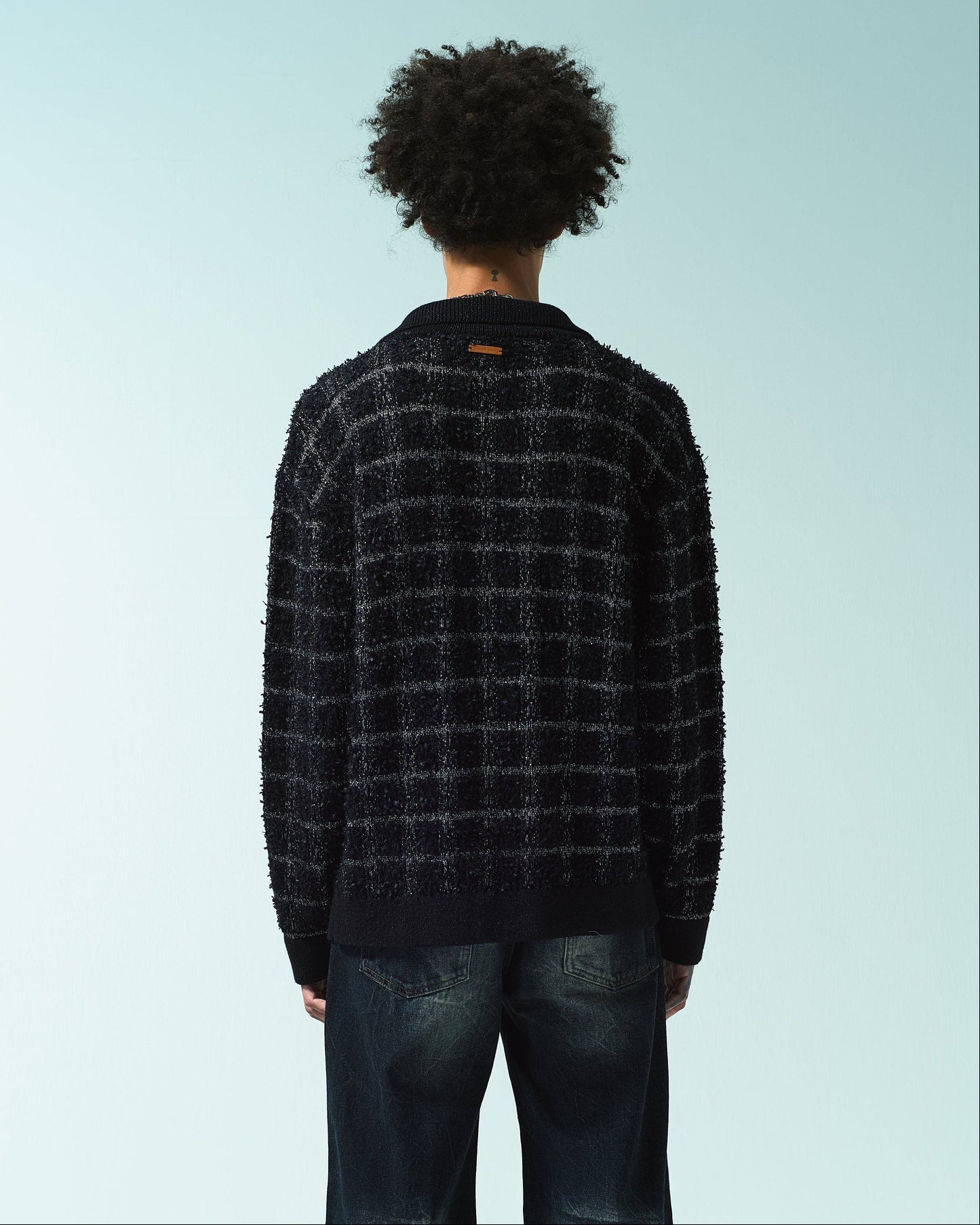 RAME TWEED KNIT L/S SHIRT