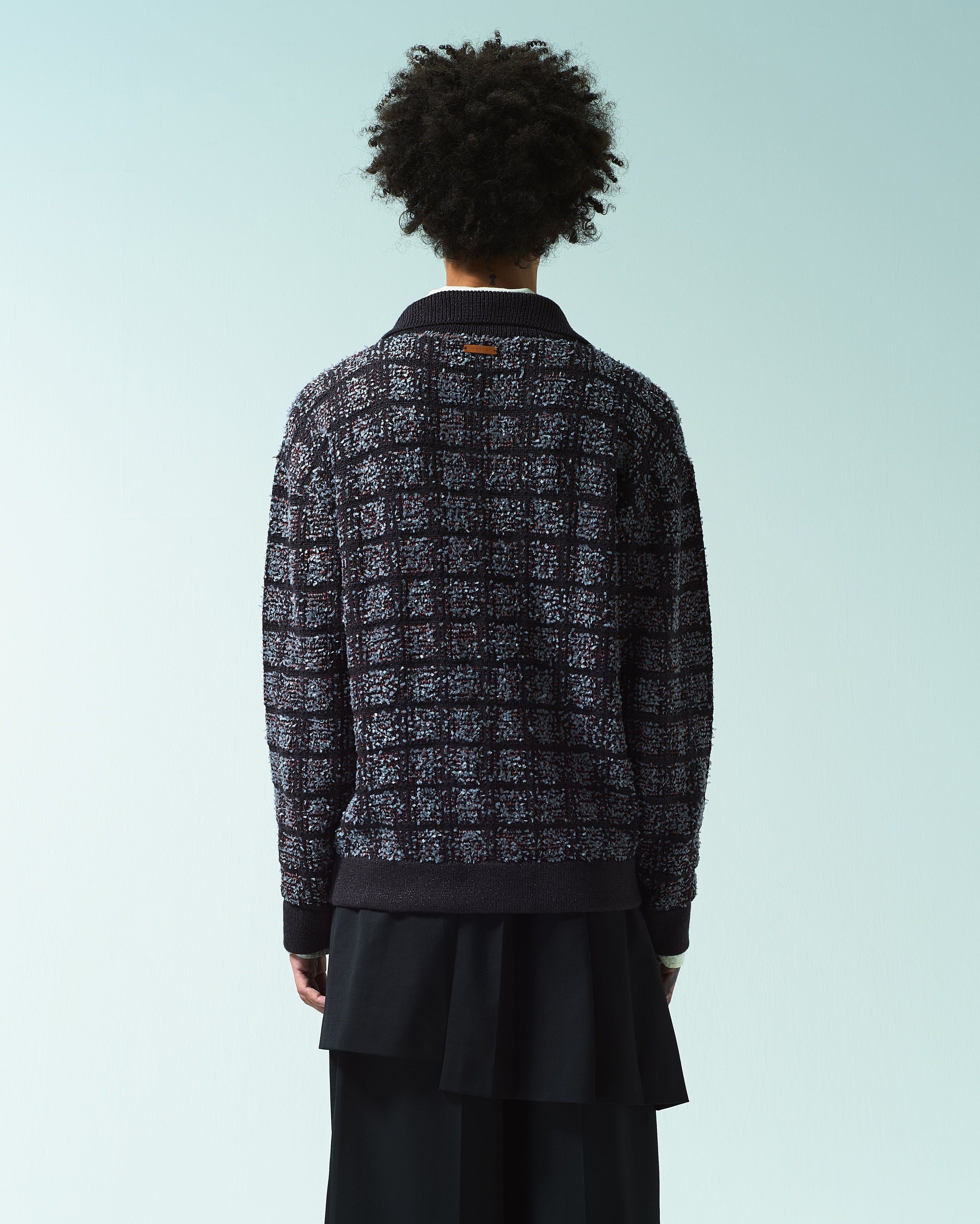 RAME TWEED KNIT L/S SHIRT – CAMPHOR WOOD - OFFICIAL ONLINE STORE