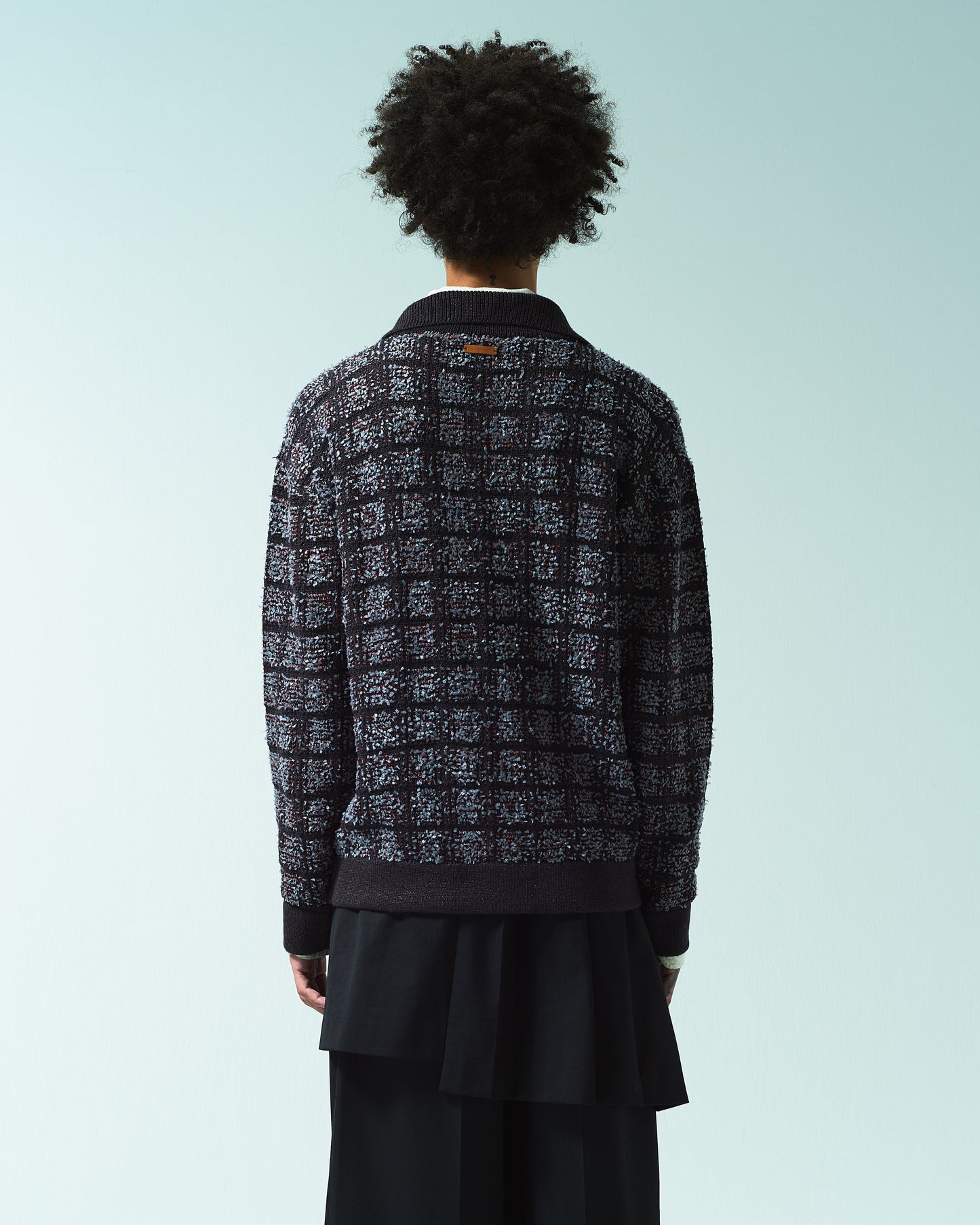 RAME TWEED KNIT L/S SHIRT