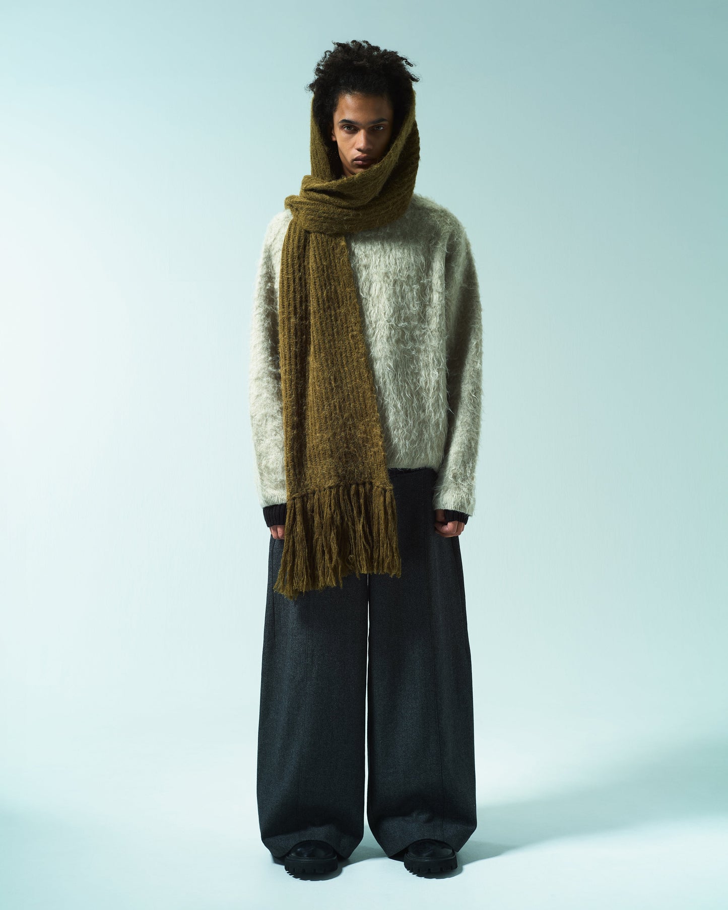 MOHAIR TOUCH SUPER SHAGGY PULLOVER