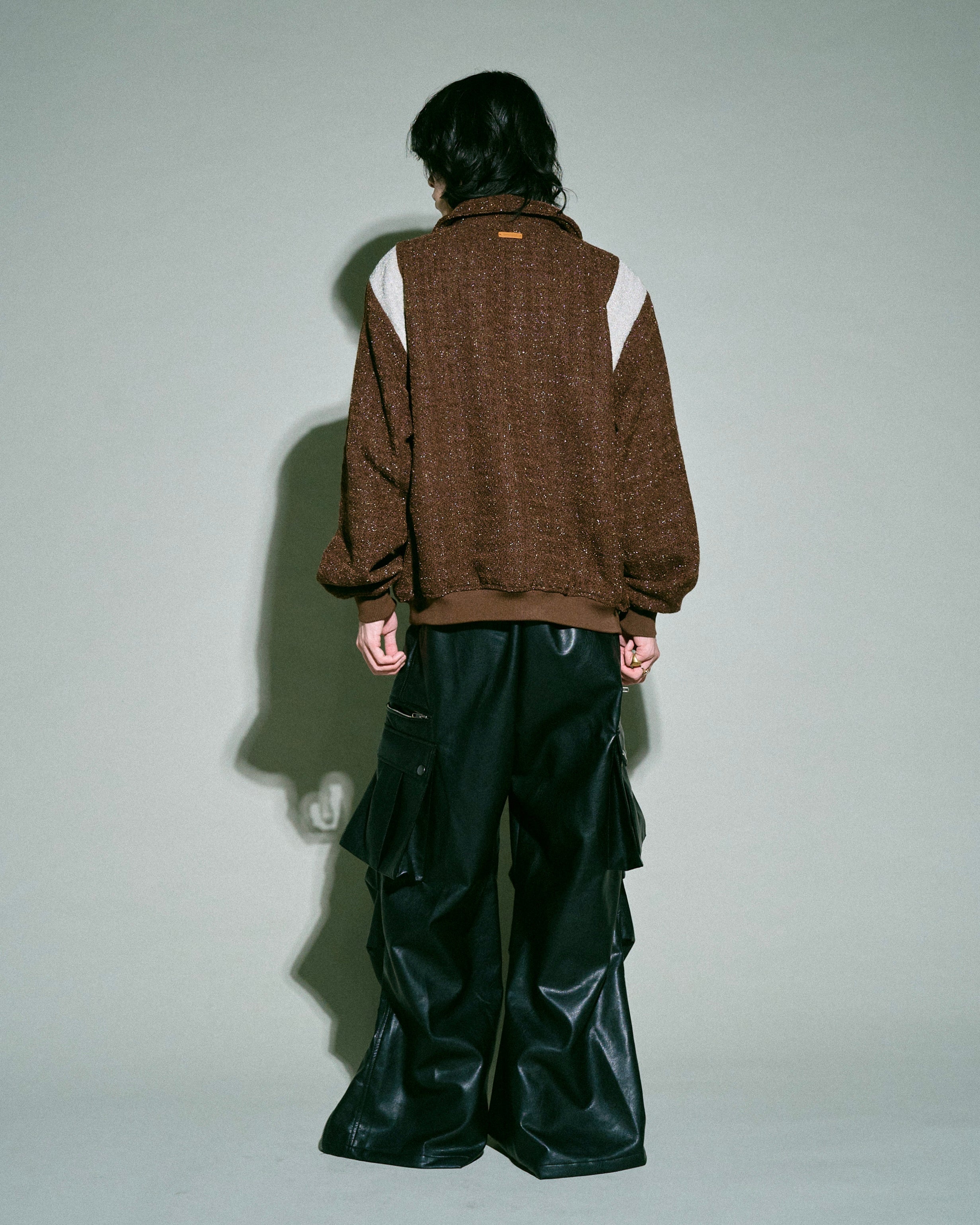 flower embroidery lame tweed varsity jacket – CAMPHOR WOOD