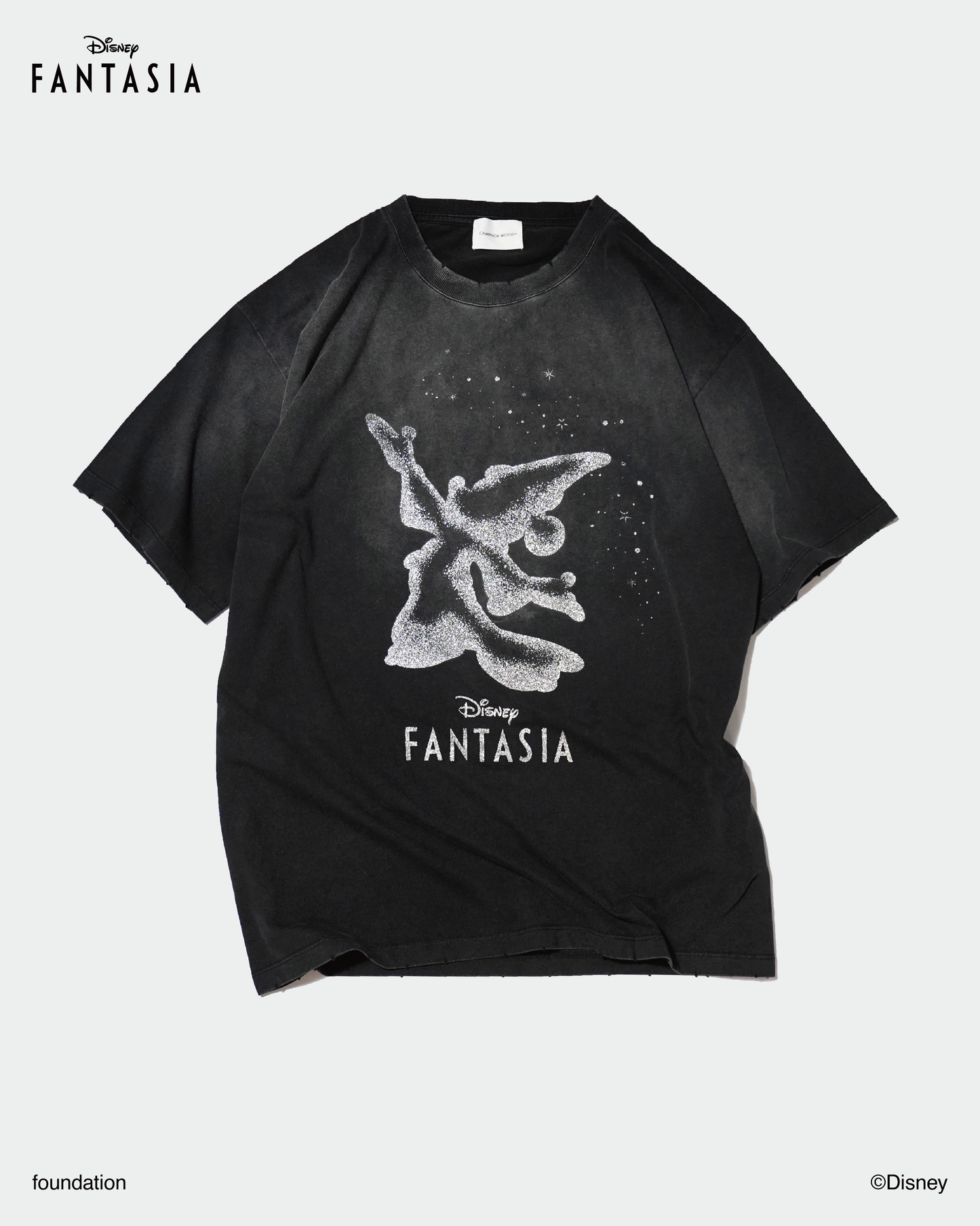 DISNEY / FANTASIA / GLITTER GRAPHIC TEE