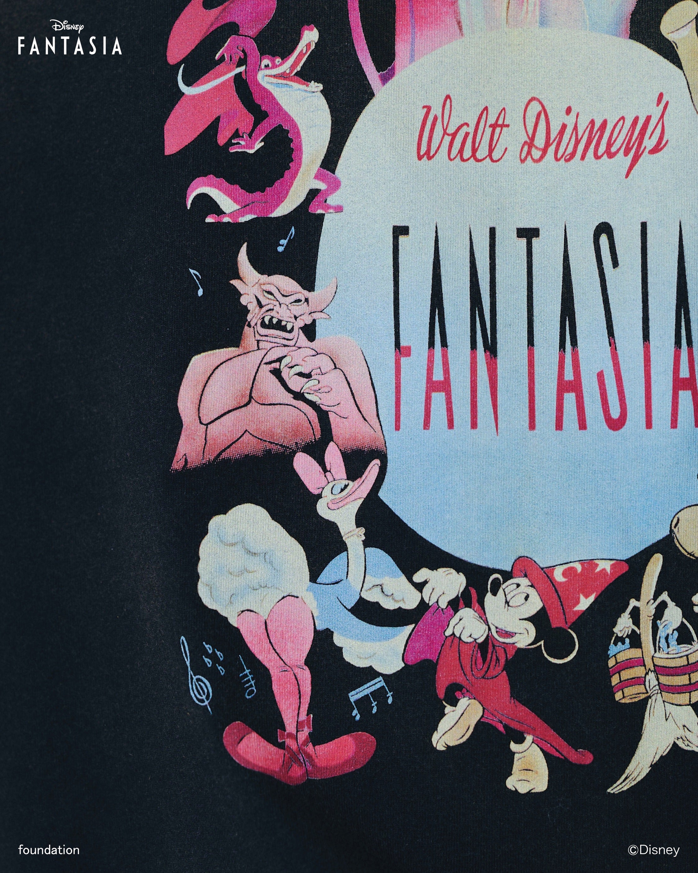 DISNEY FANTASIA スタジャン Fantasia 85th Anniversary Reversible Jacket for Men by