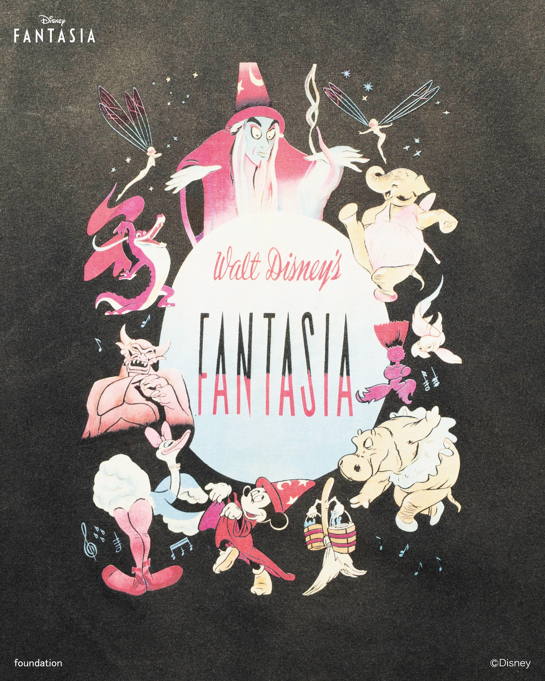 Disney Fantasia / / fade graphic tee – CAMPHOR WOOD