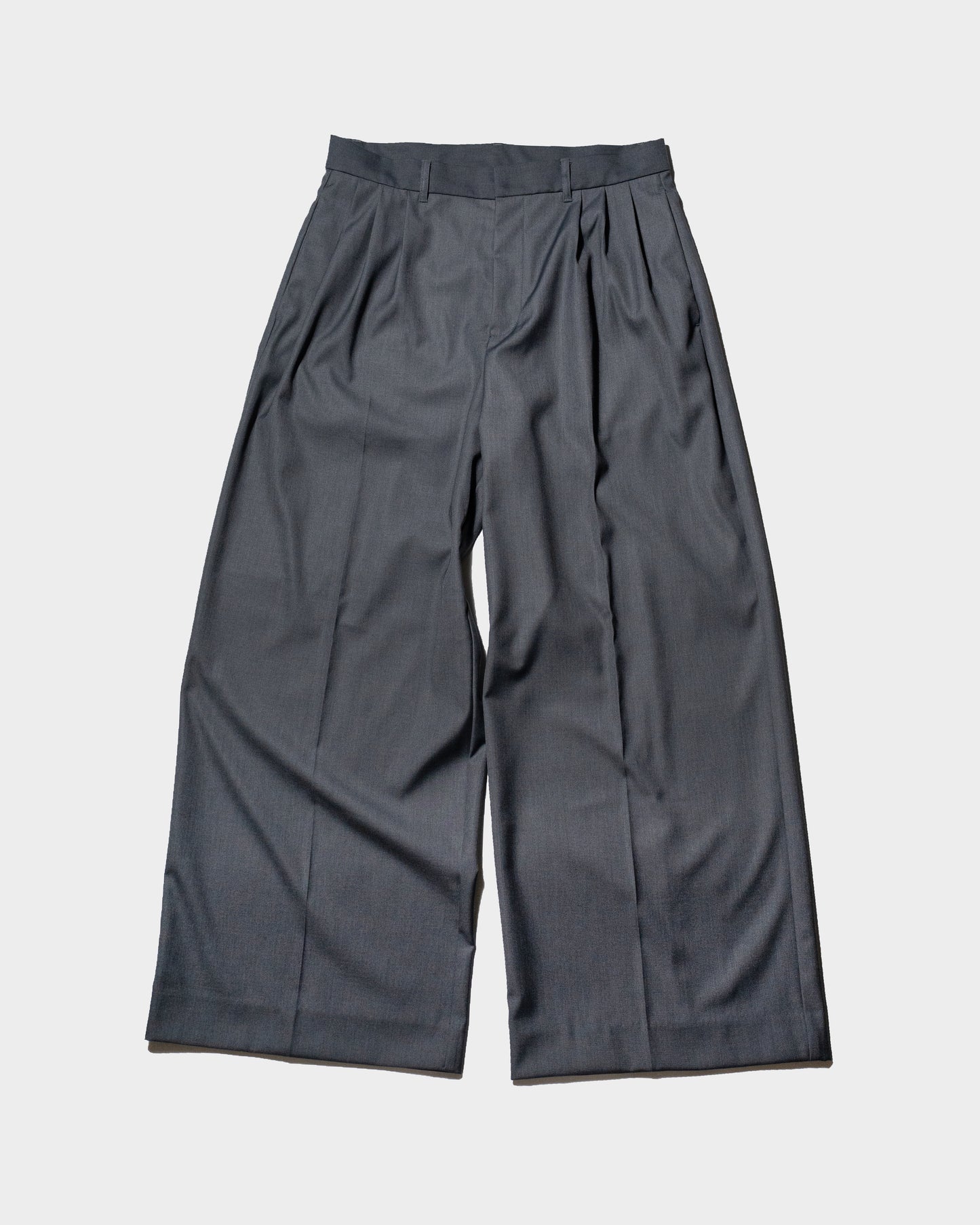 3 TUCK WIDE BAGGY SLACKS