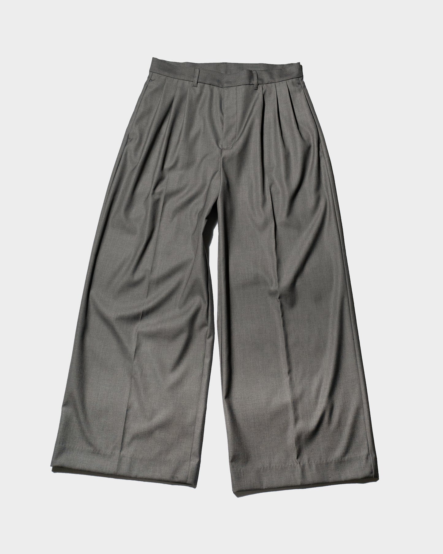 3 TUCK WIDE BAGGY SLACKS