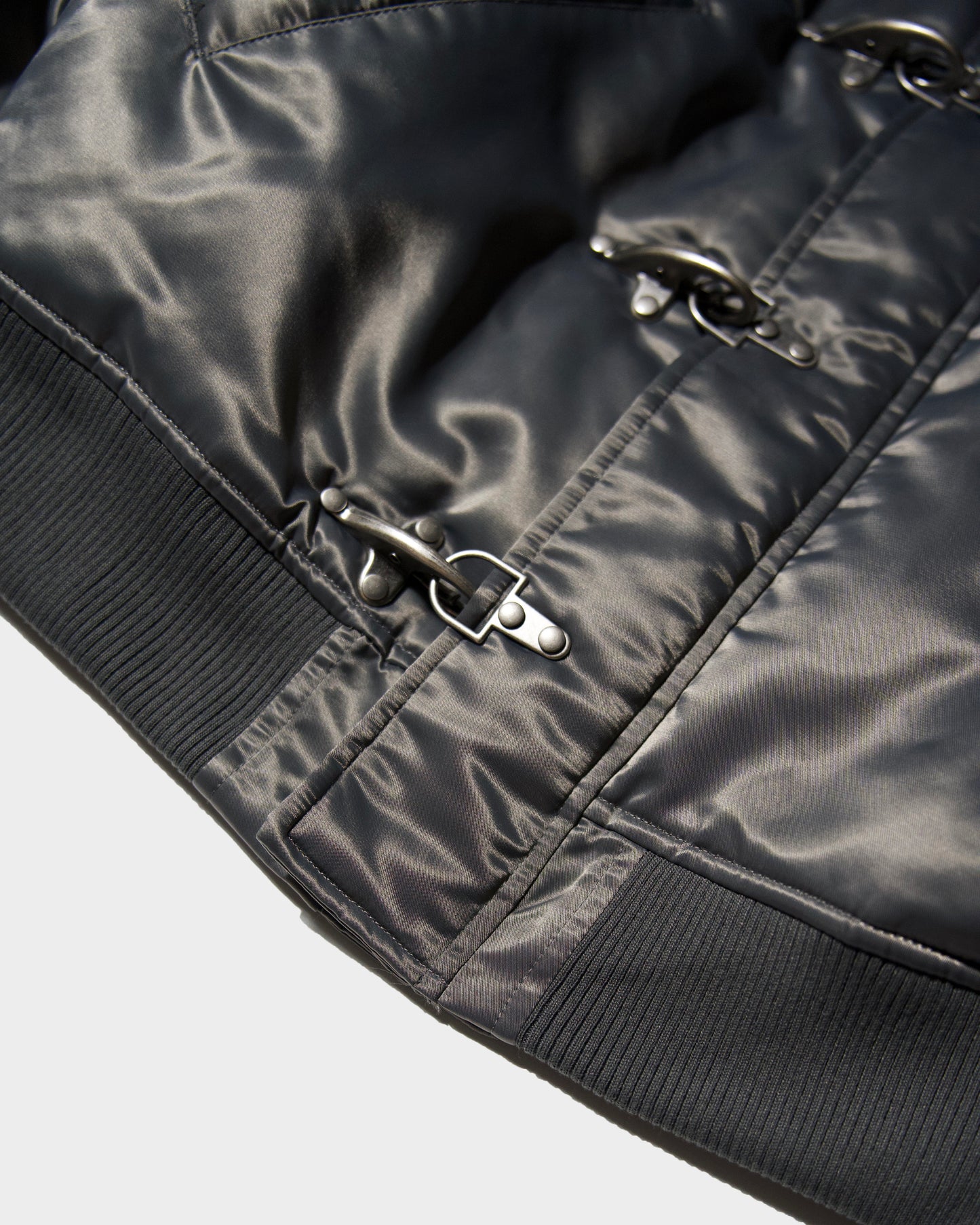 DETACHABLE COLLAR FIREMAN BOMBER JACKET