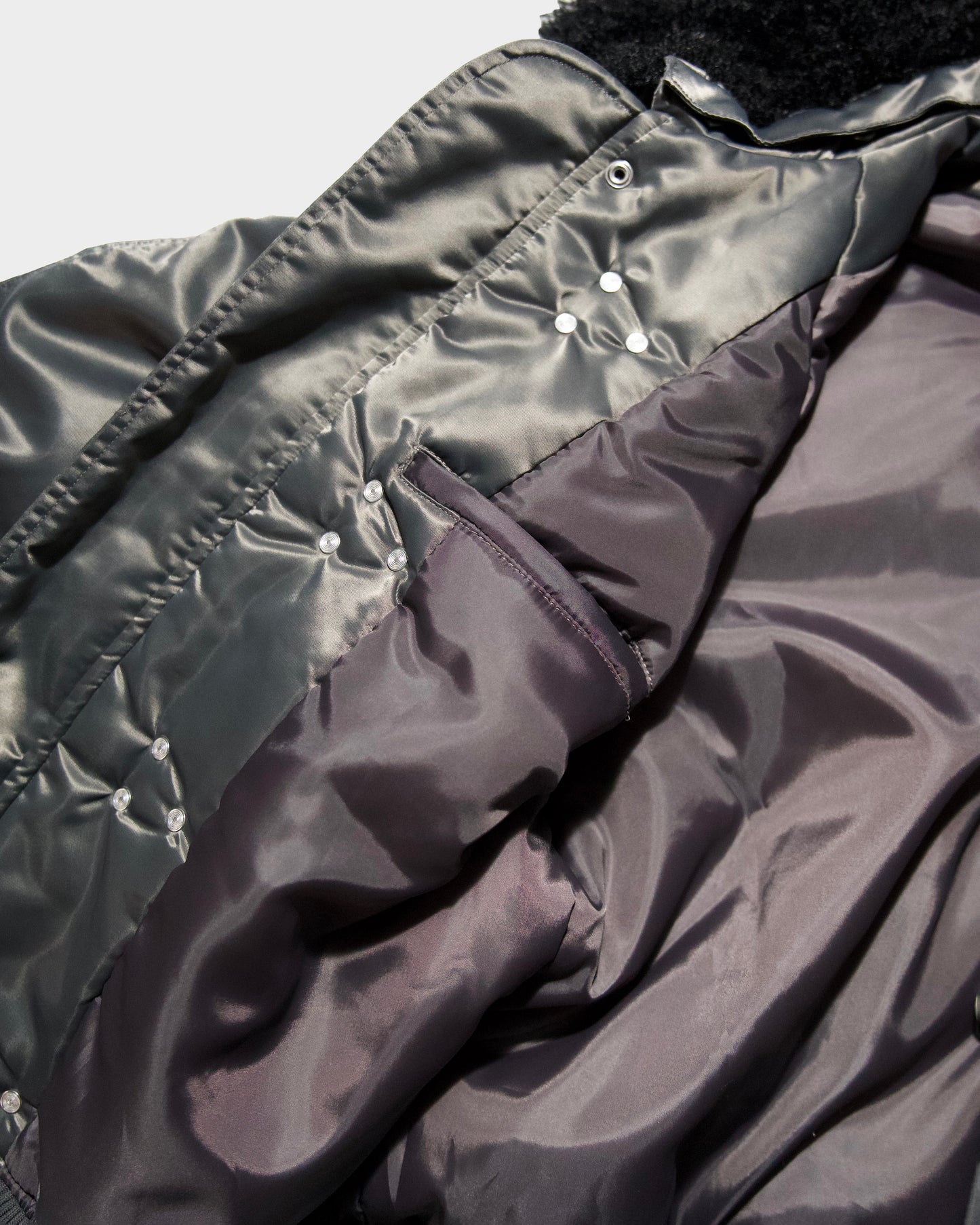 DETACHABLE COLLAR FIREMAN BOMBER JACKET