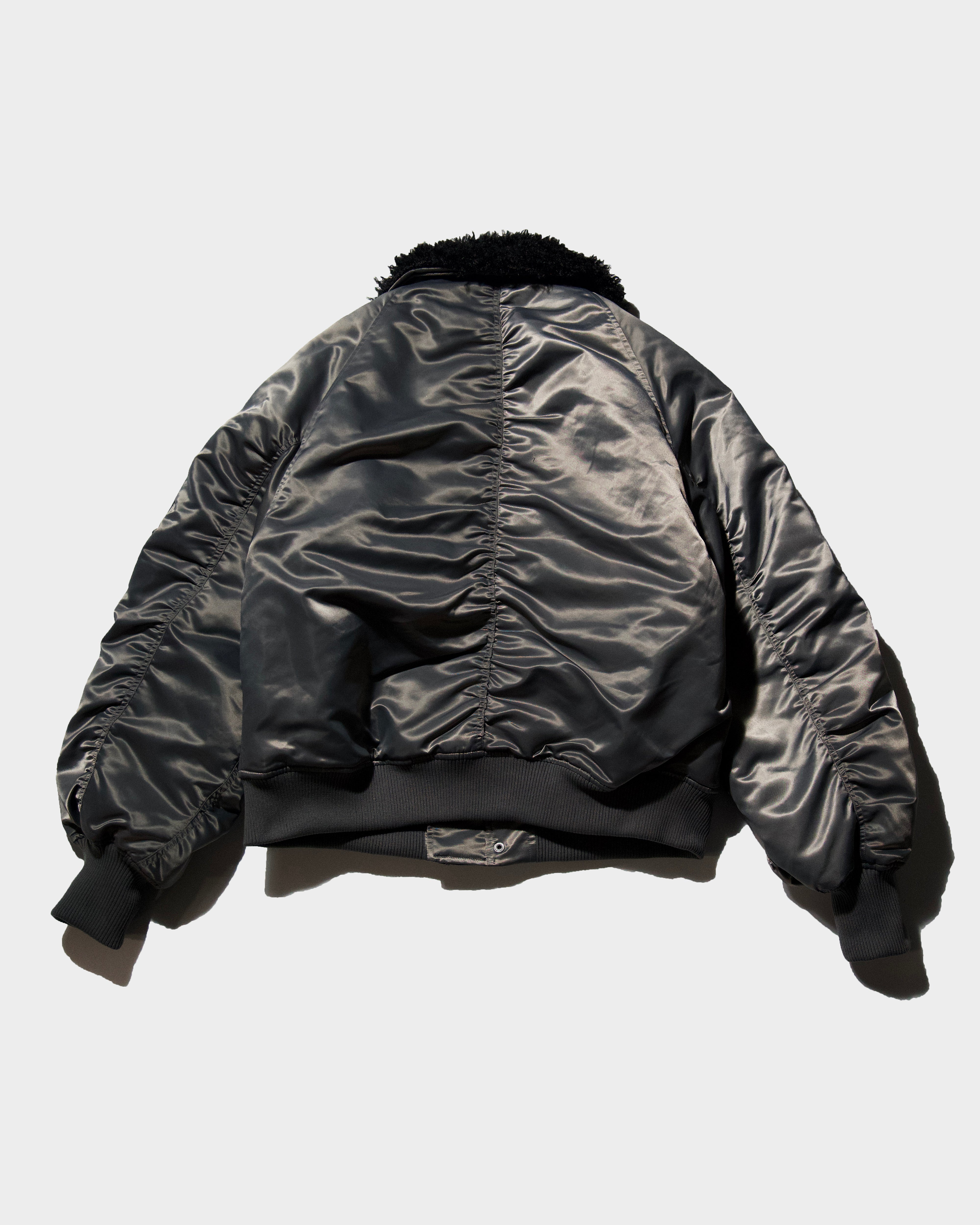 DETACHABLE COLLAR FIREMAN BOMBER JACKET – CAMPHOR WOOD - OFFICIAL