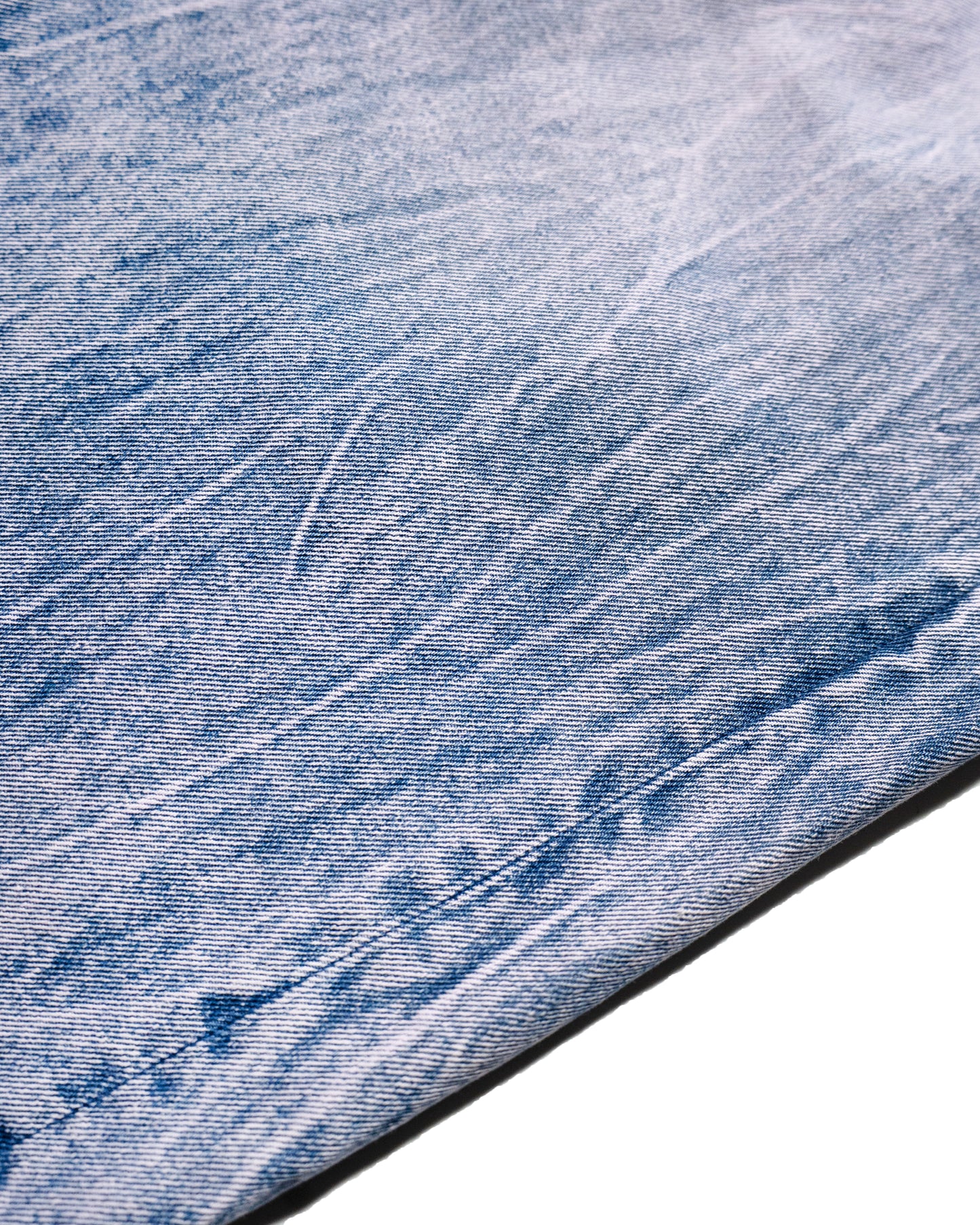 CRACKED CHEMICAL-WASHED WIDE BAGGY JEANS