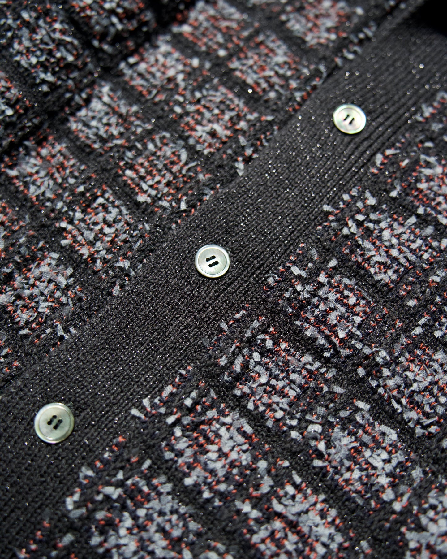 RAME TWEED KNIT L/S SHIRT